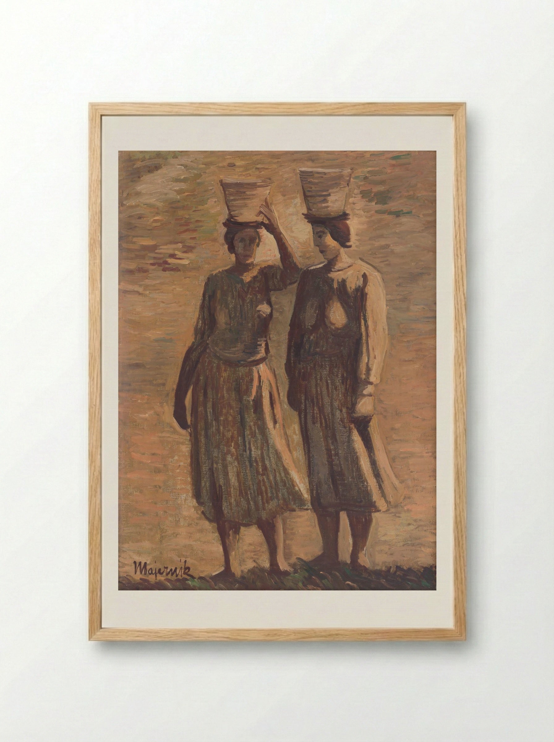 Water Bearers - Cyprián Majerník - Framed Print Wood