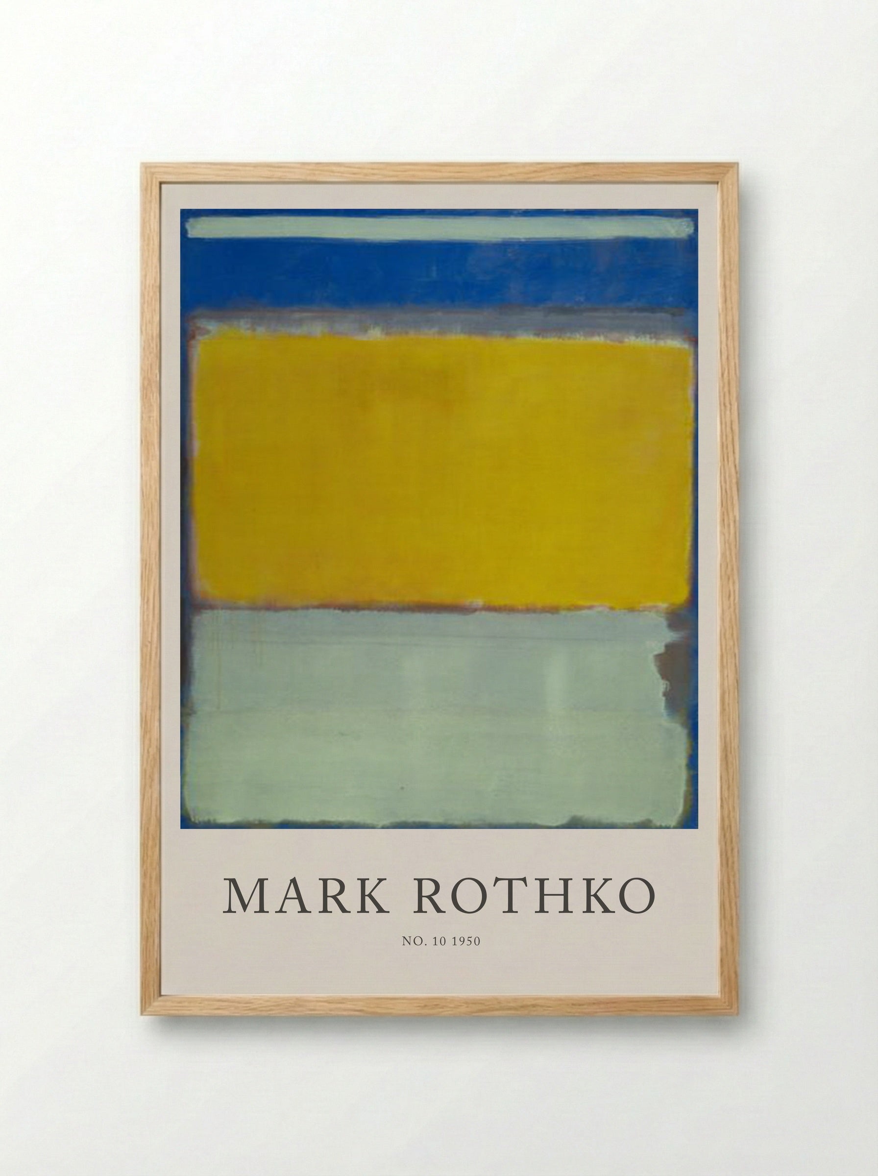 No. 10 - Mark Rothko - Framed Print Wood