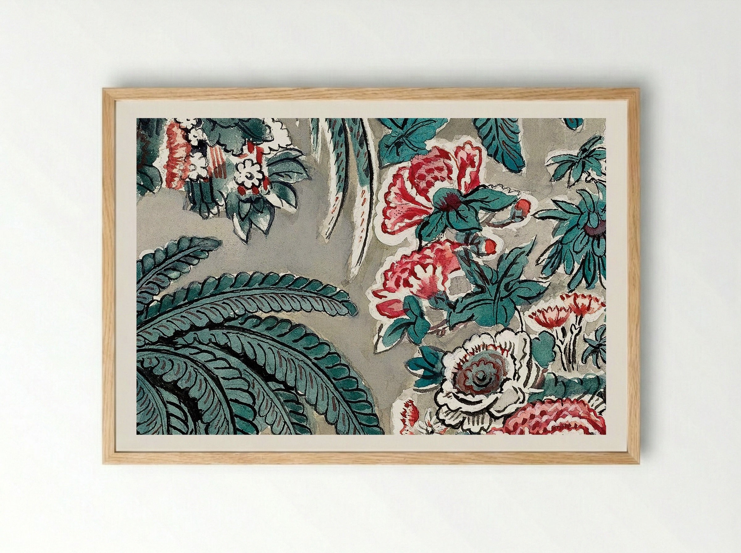Chintz - George Loughridge - Framed Print Wood