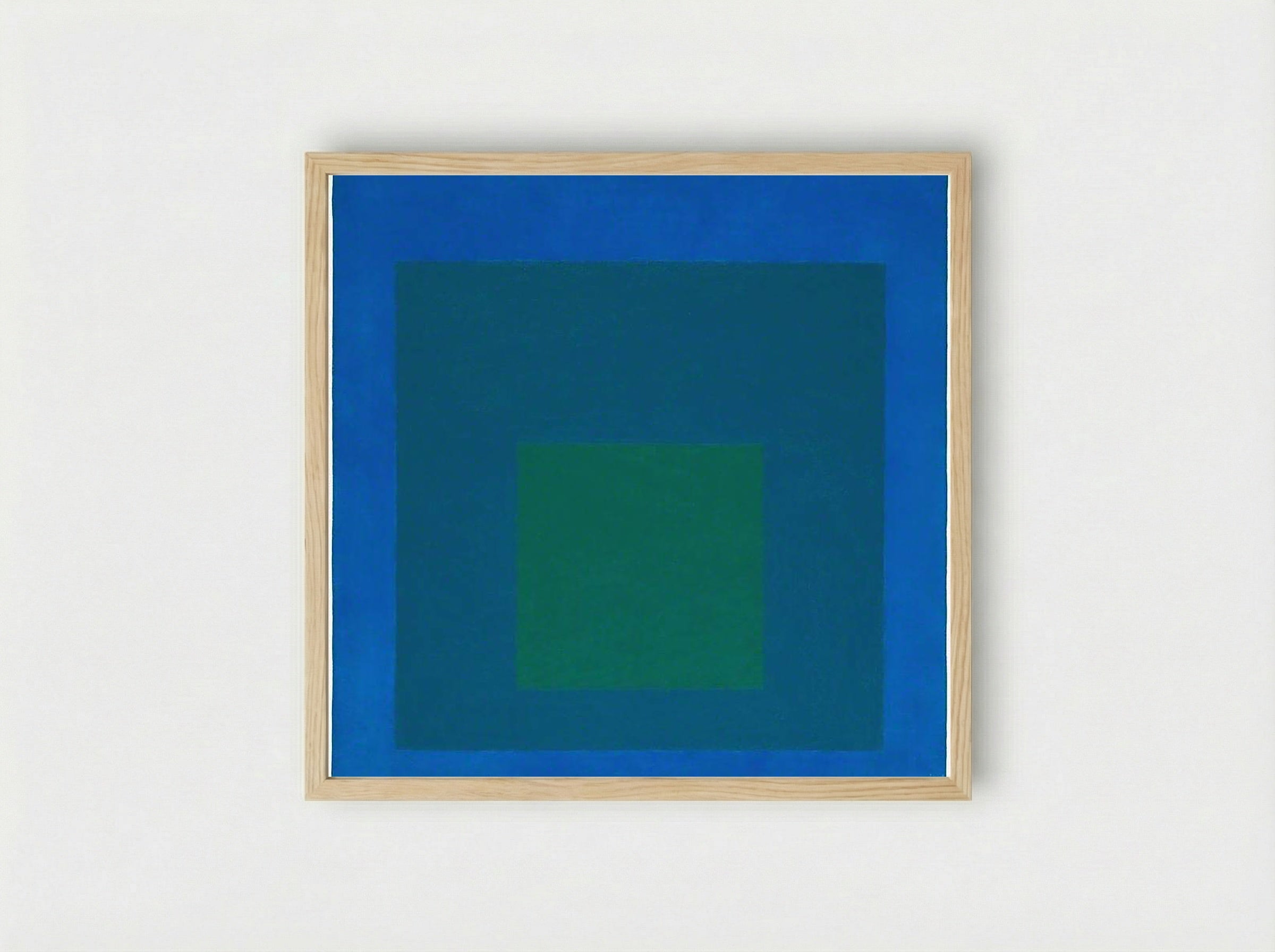 Study for Homage to the Square: Beaming - Josef Albers - Framed Print Wood