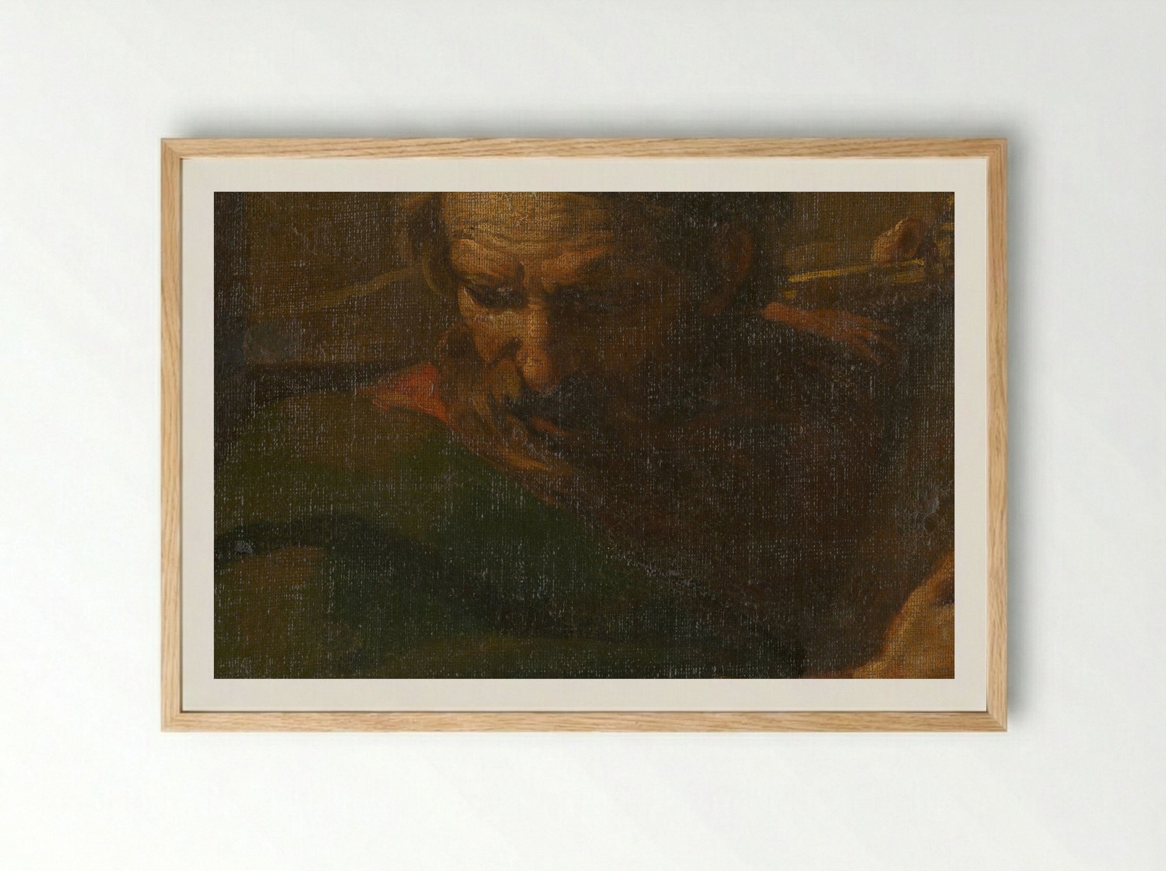 Saint Paul Reading - Rembrandt van Rijn - Framed Print Wood