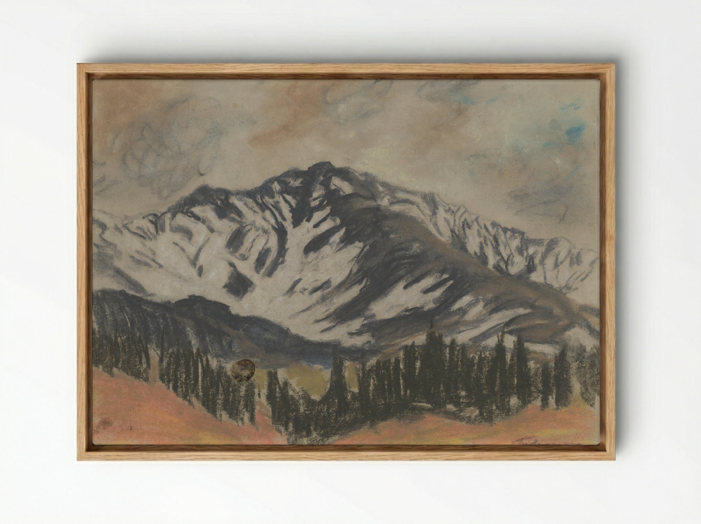 Motif from the High Tatras - Zolo Palugyay - Framed Canvas Wood