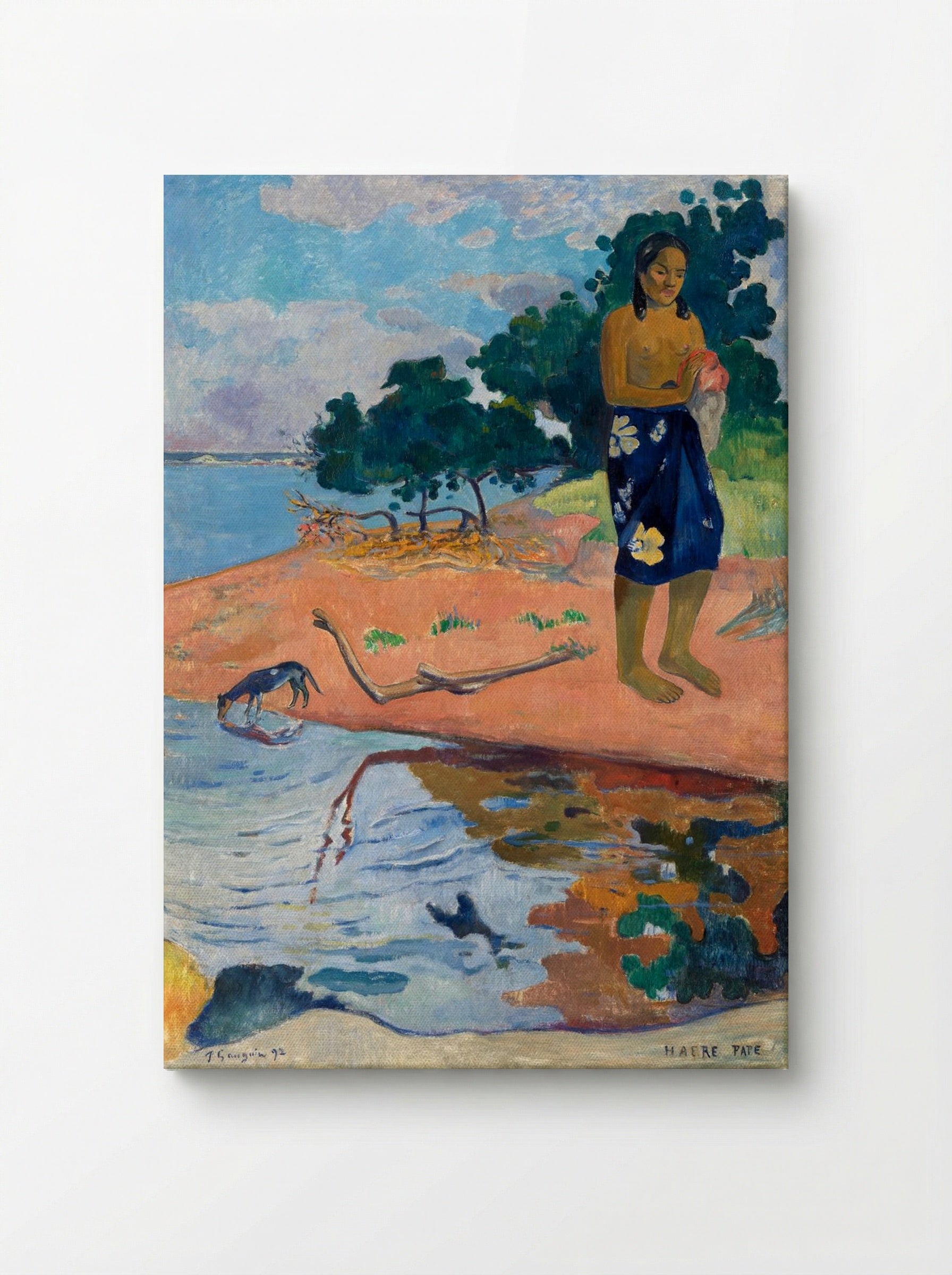 Haere Pape (Water is Sacred) - Paul Gauguin - Canvas