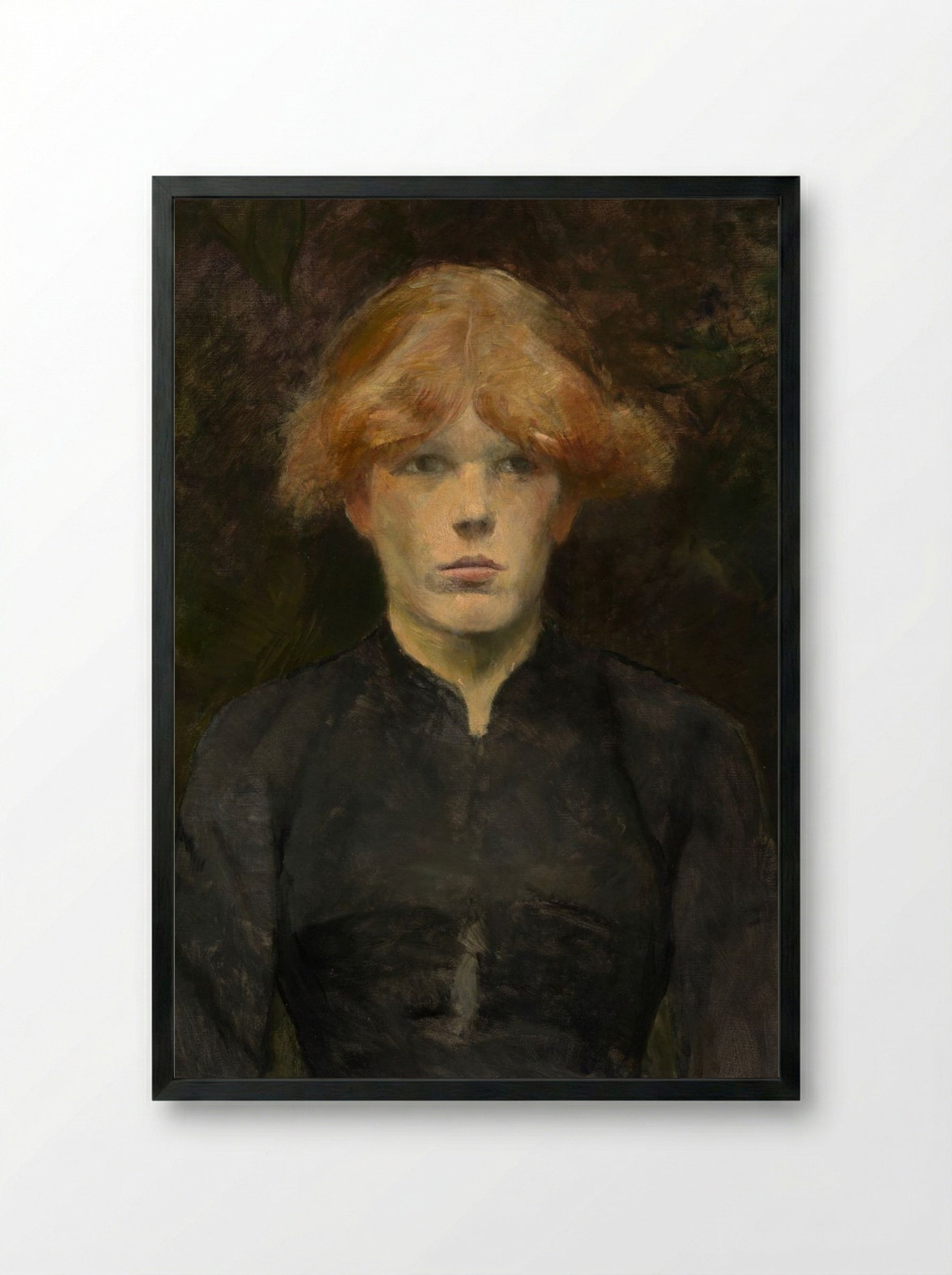 Carmen - Henri de Toulouse-Lautrec - Framed Print Black