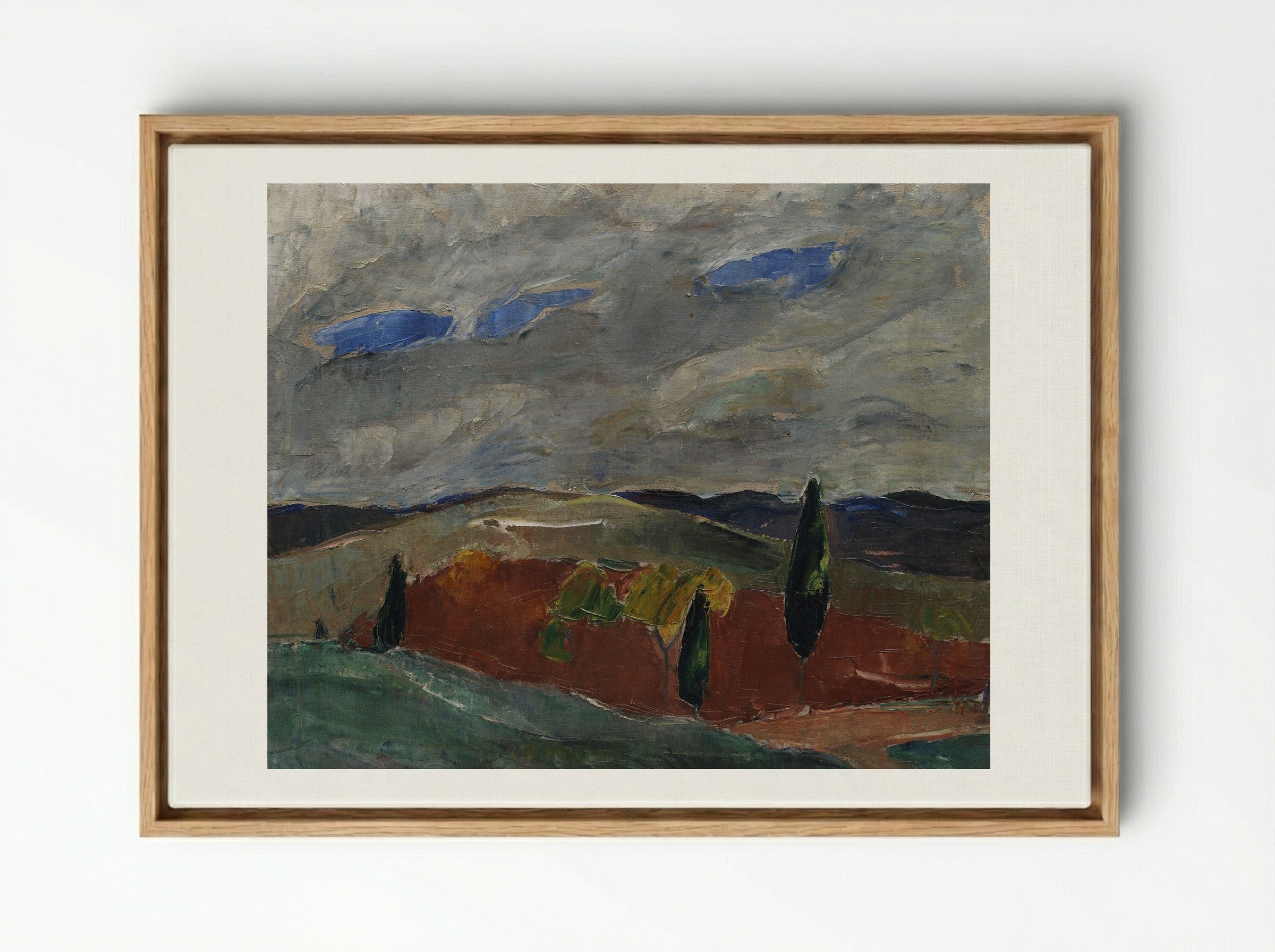Cemetery Road in Toledo - Jens Adolf Jerichau - Framed Canvas Wood