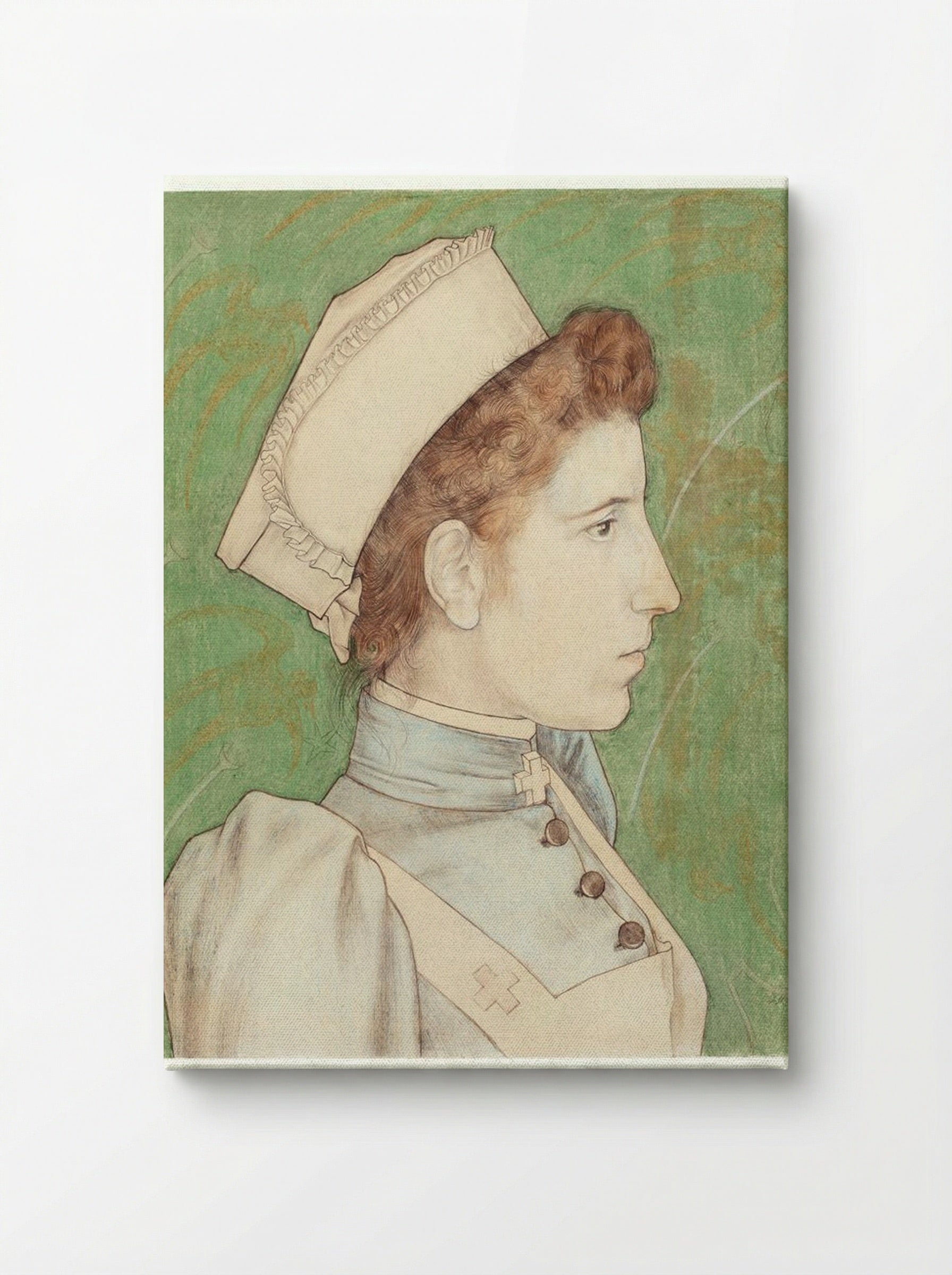 Portrait of Nurse Nelly - Jan Toorop - Canvas