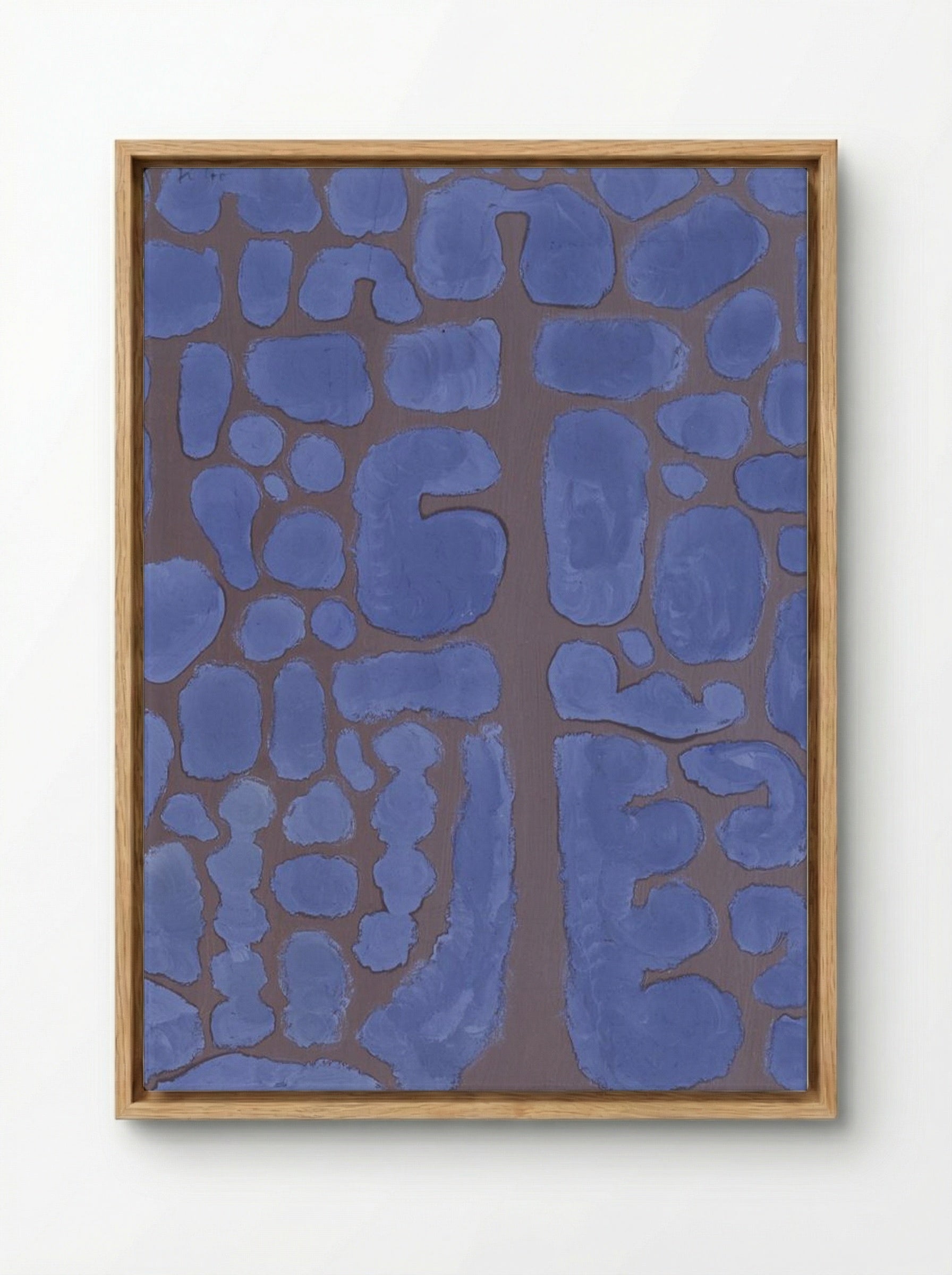 Late Evening Looking Out of the Woods - Paul Klee - Framed Canvas Wood