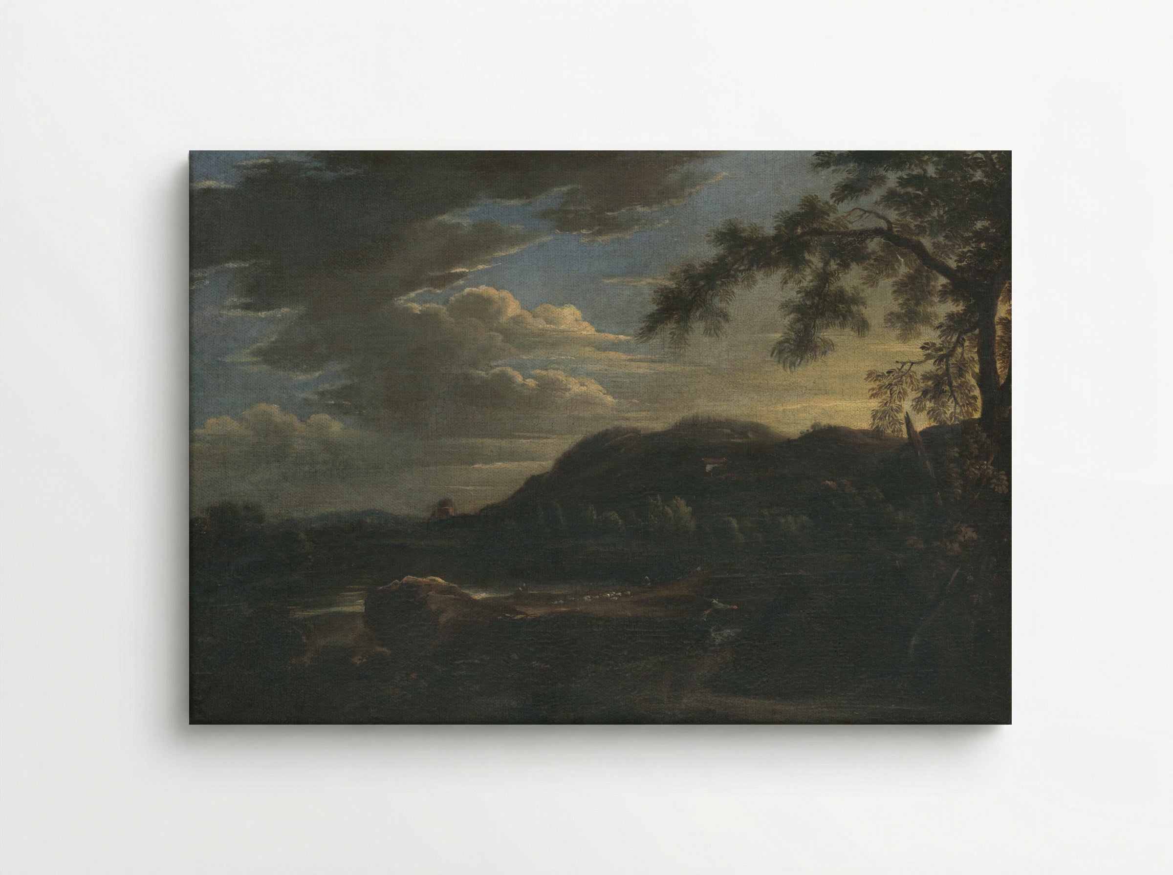 Landscape with Shepherds - Claude Lorrain - Canvas