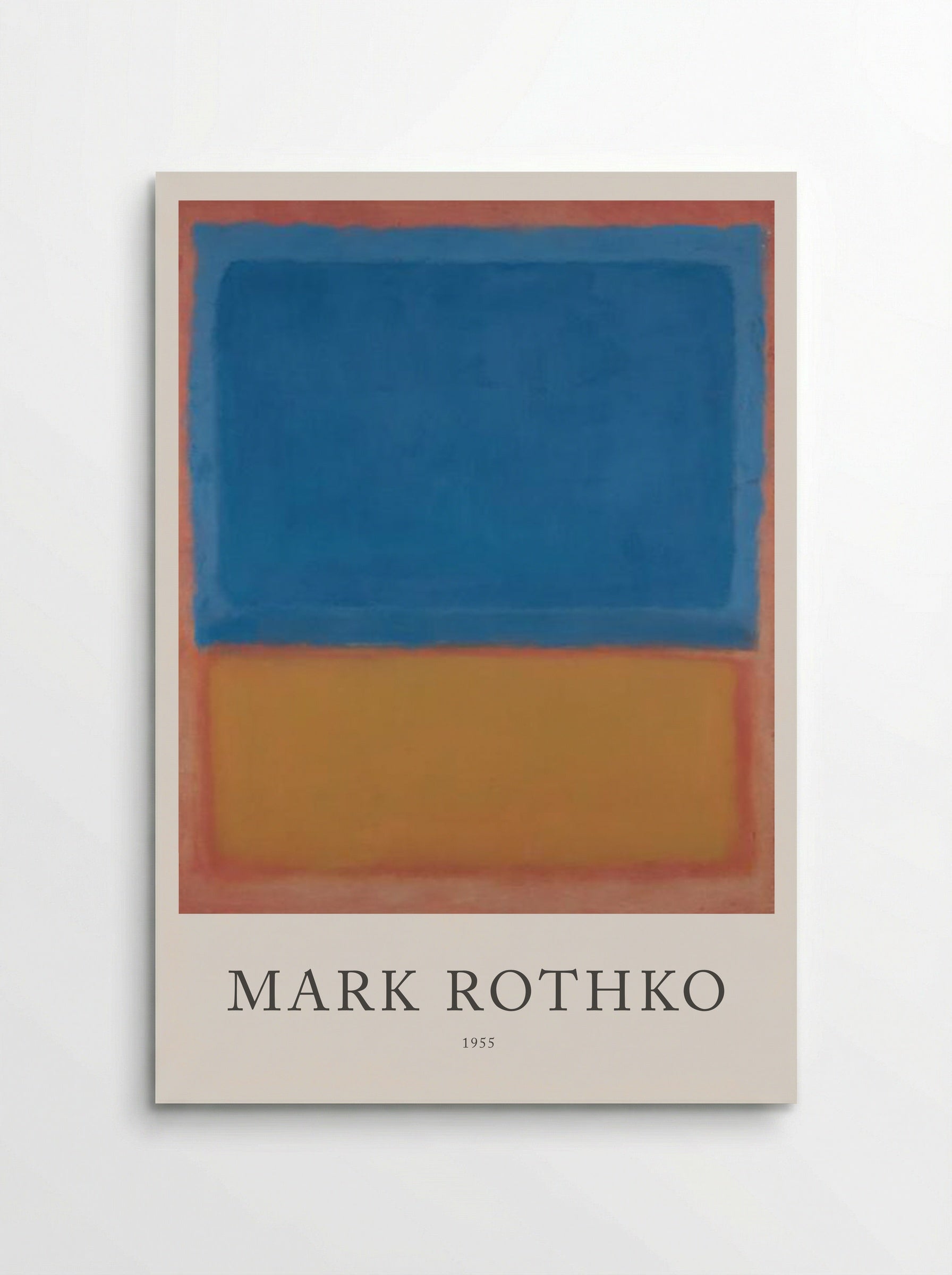 Untitled (Blue and Yellow Rectangles) - Mark Rothko - Poster