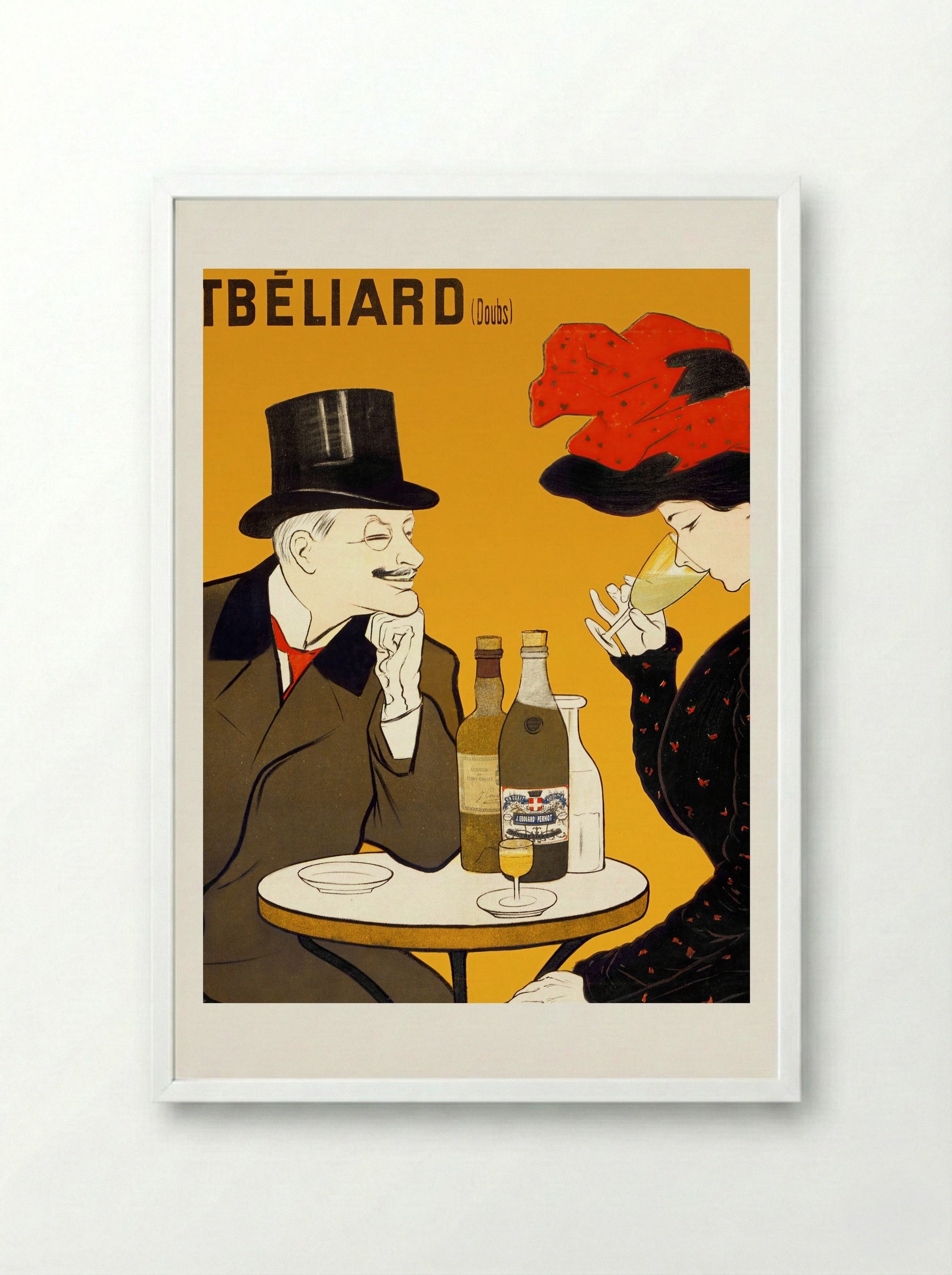 J. Edouard Pernot Liqueur Mont-Christ - Leonetto Cappiello - Framed Print White