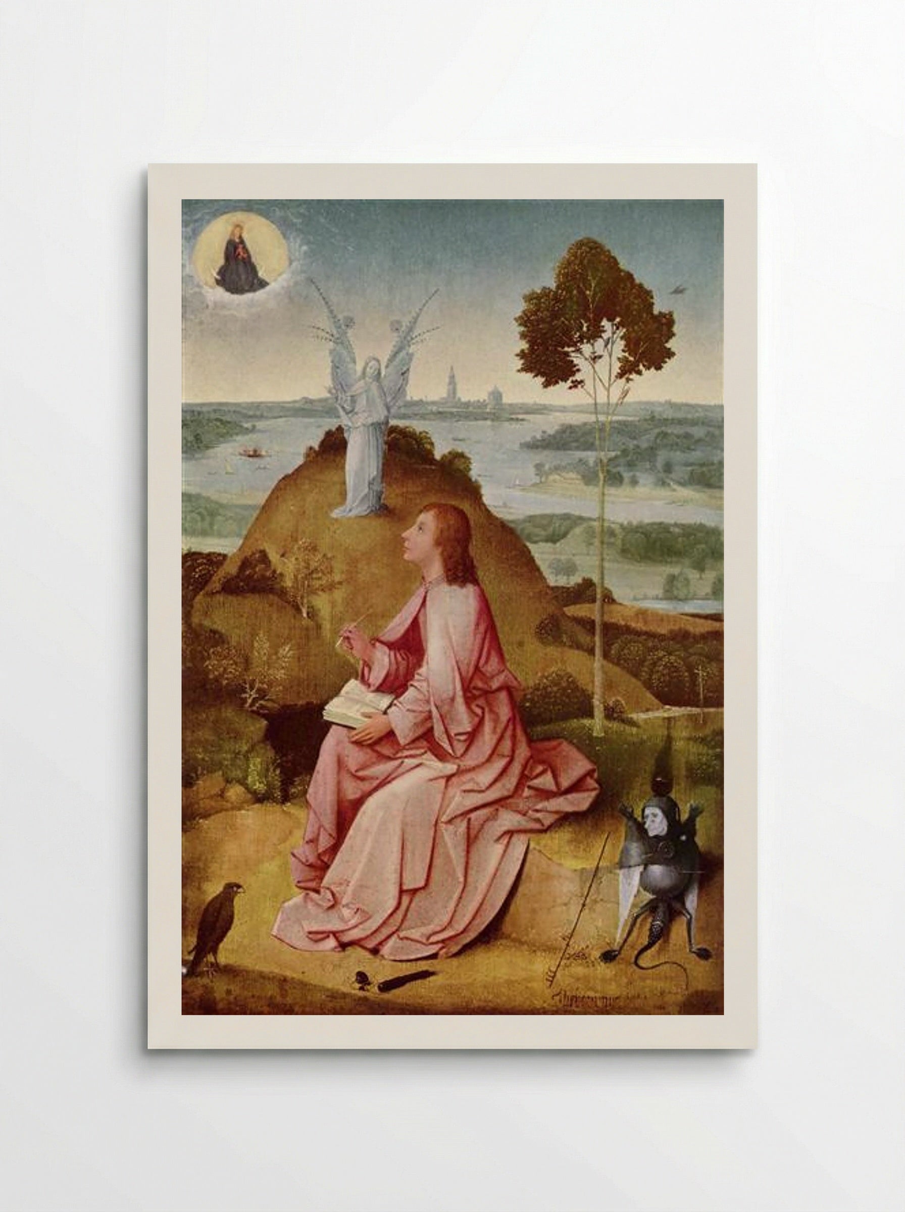 Saint John the Evangelist on Patmos - Hieronymus Bosch - Poster