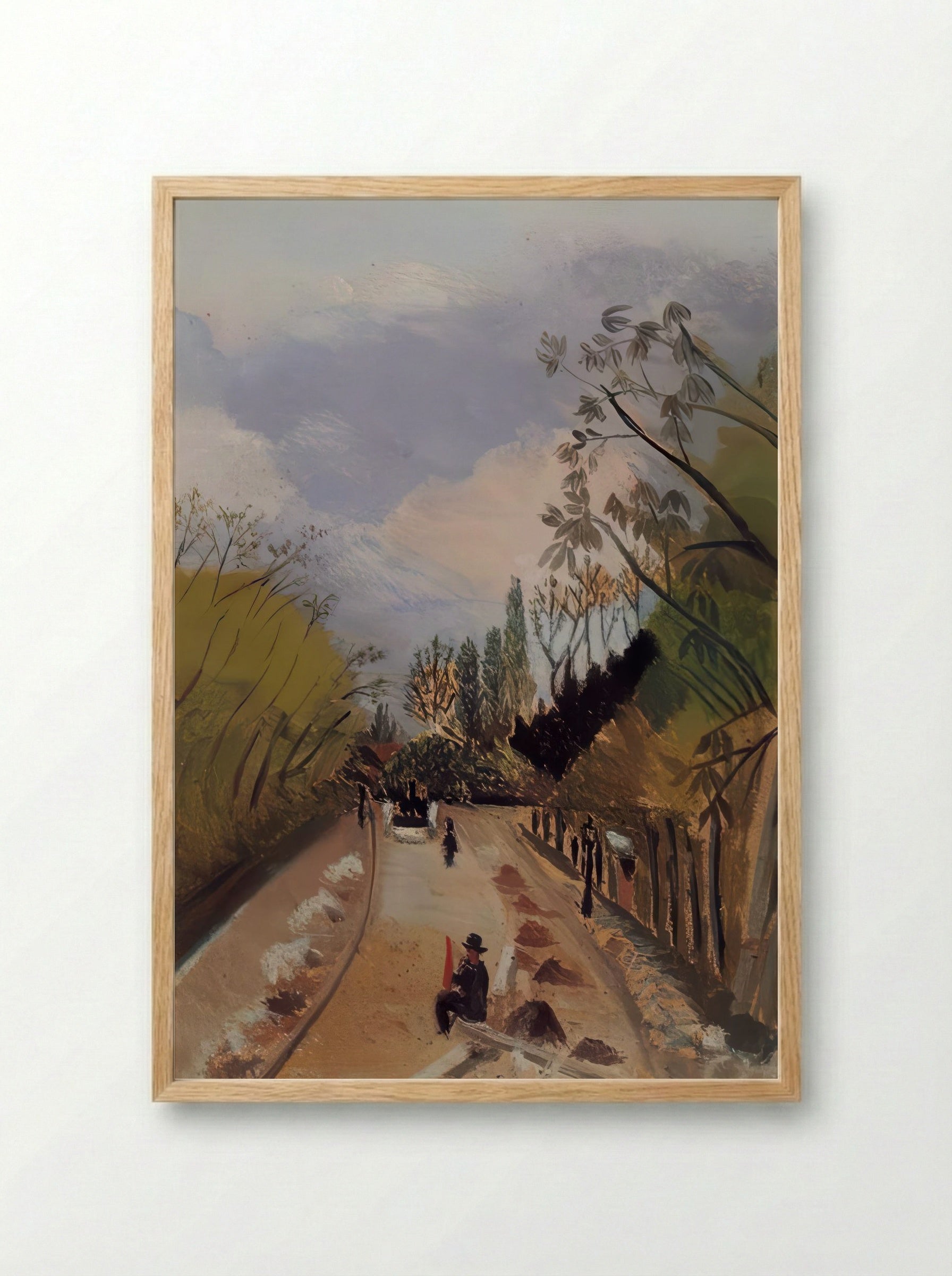 Avenue de l'Observatoire by Henri Rousseau – Paris Street Scene Art Print - Framed Print Wood