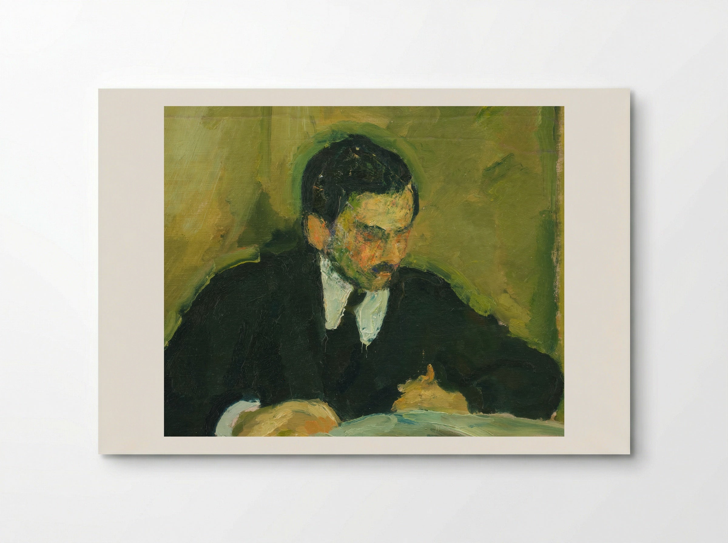 The Painter Ernst Goldschmidt Reading - Harald Giersing - Poster