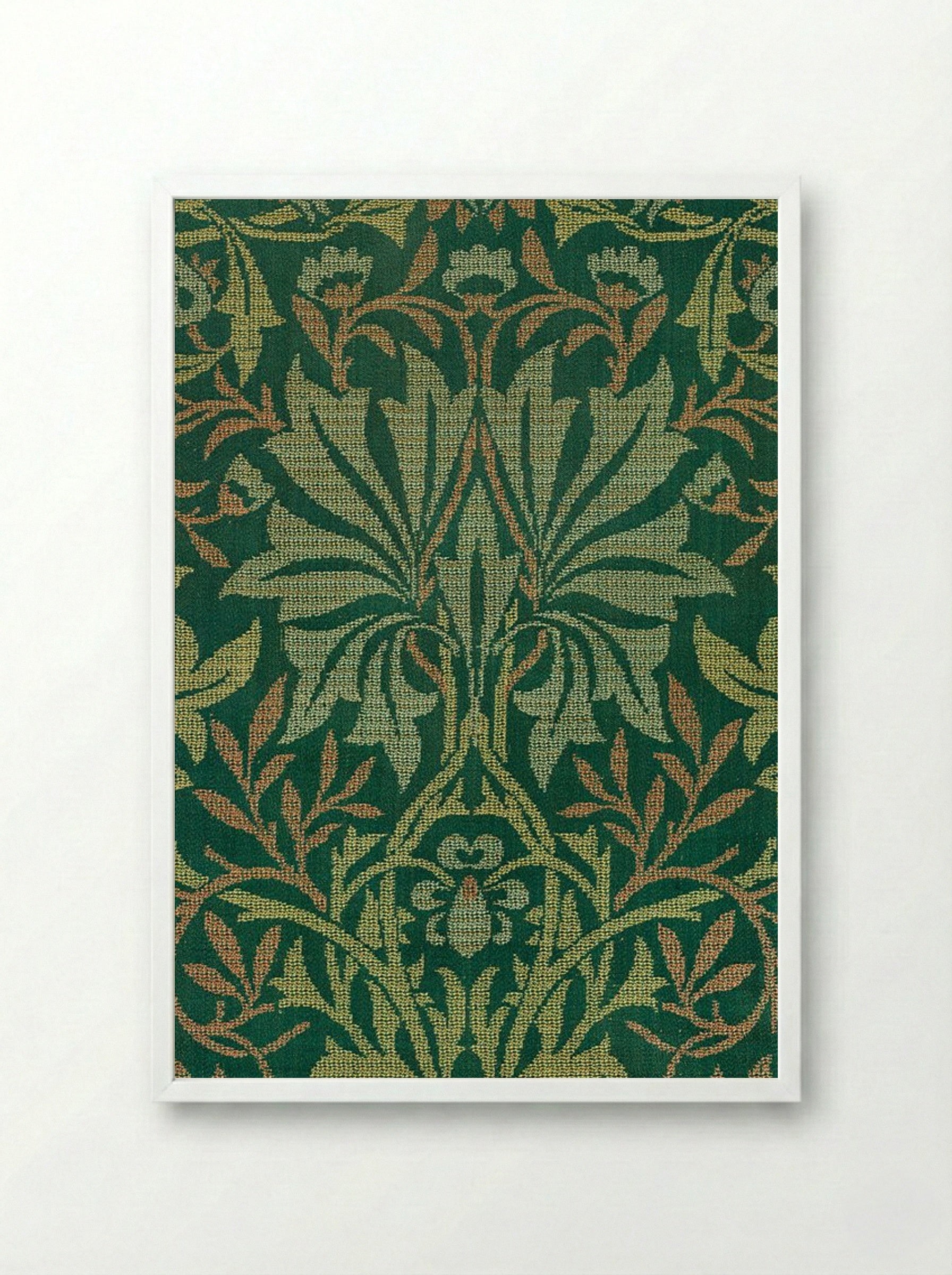 Flower Garden - William Morris - Framed Print White