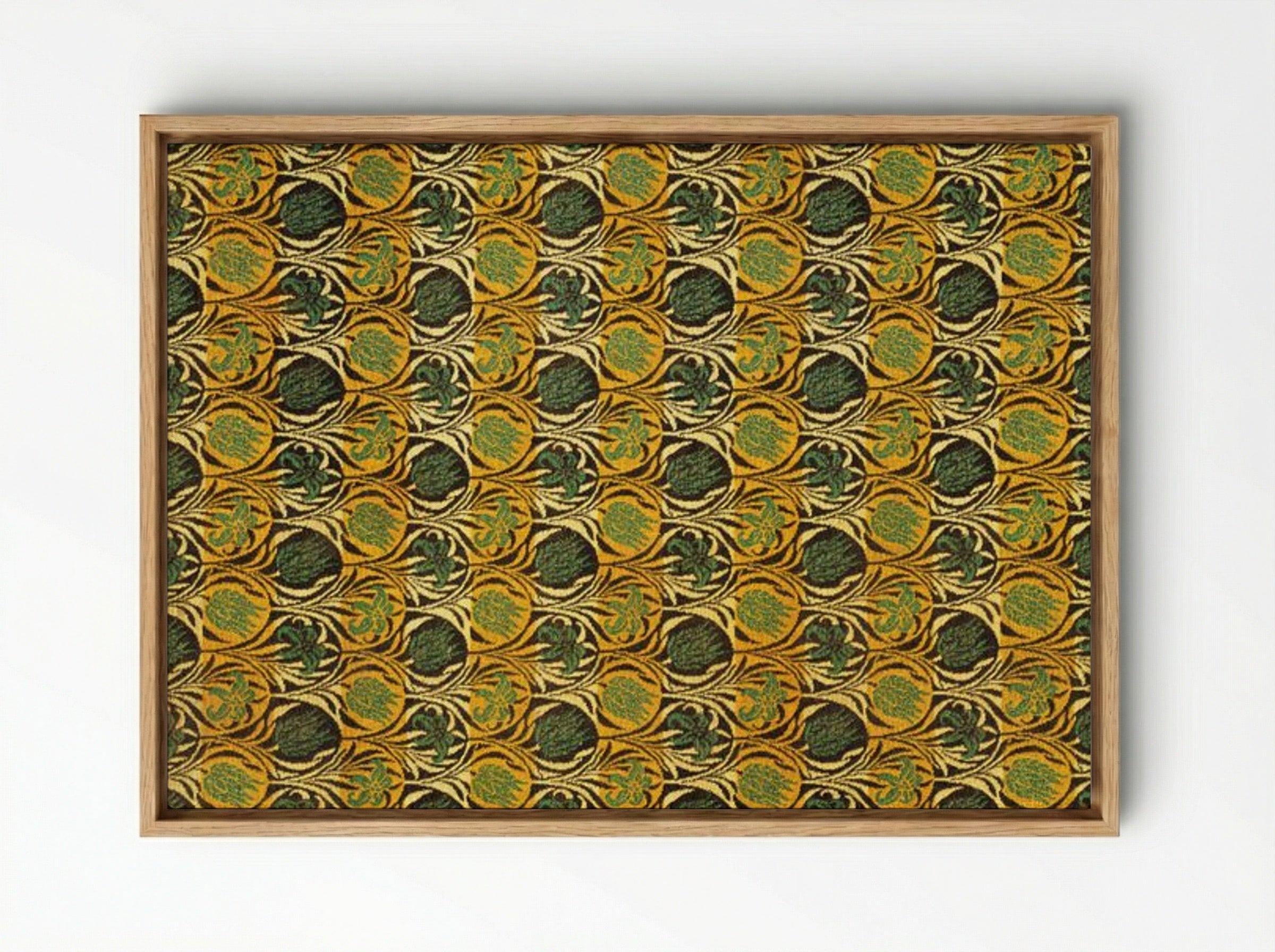 Tulip and Lily - William Morris - Framed Canvas Wood