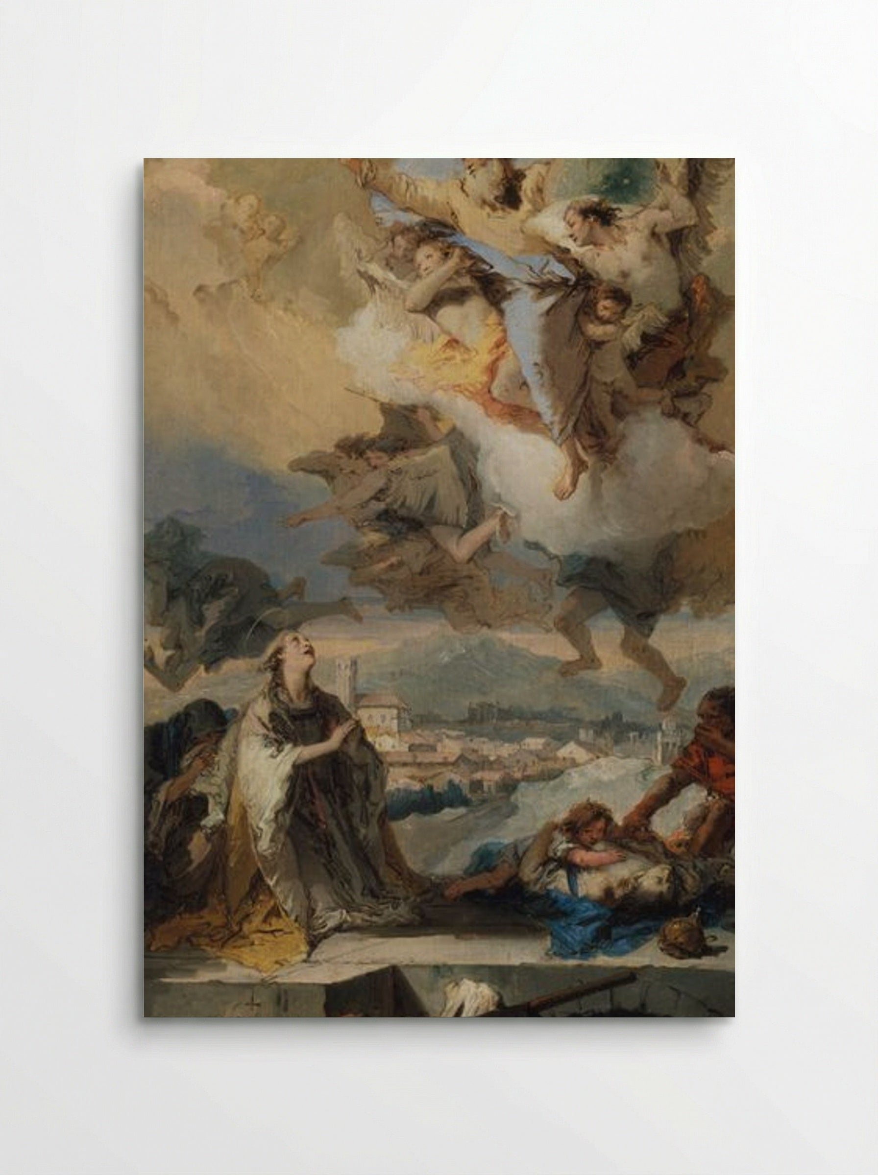 Saint Thecla Praying for the Plague-Stricken - Giovanni Battista Tiepolo - Poster