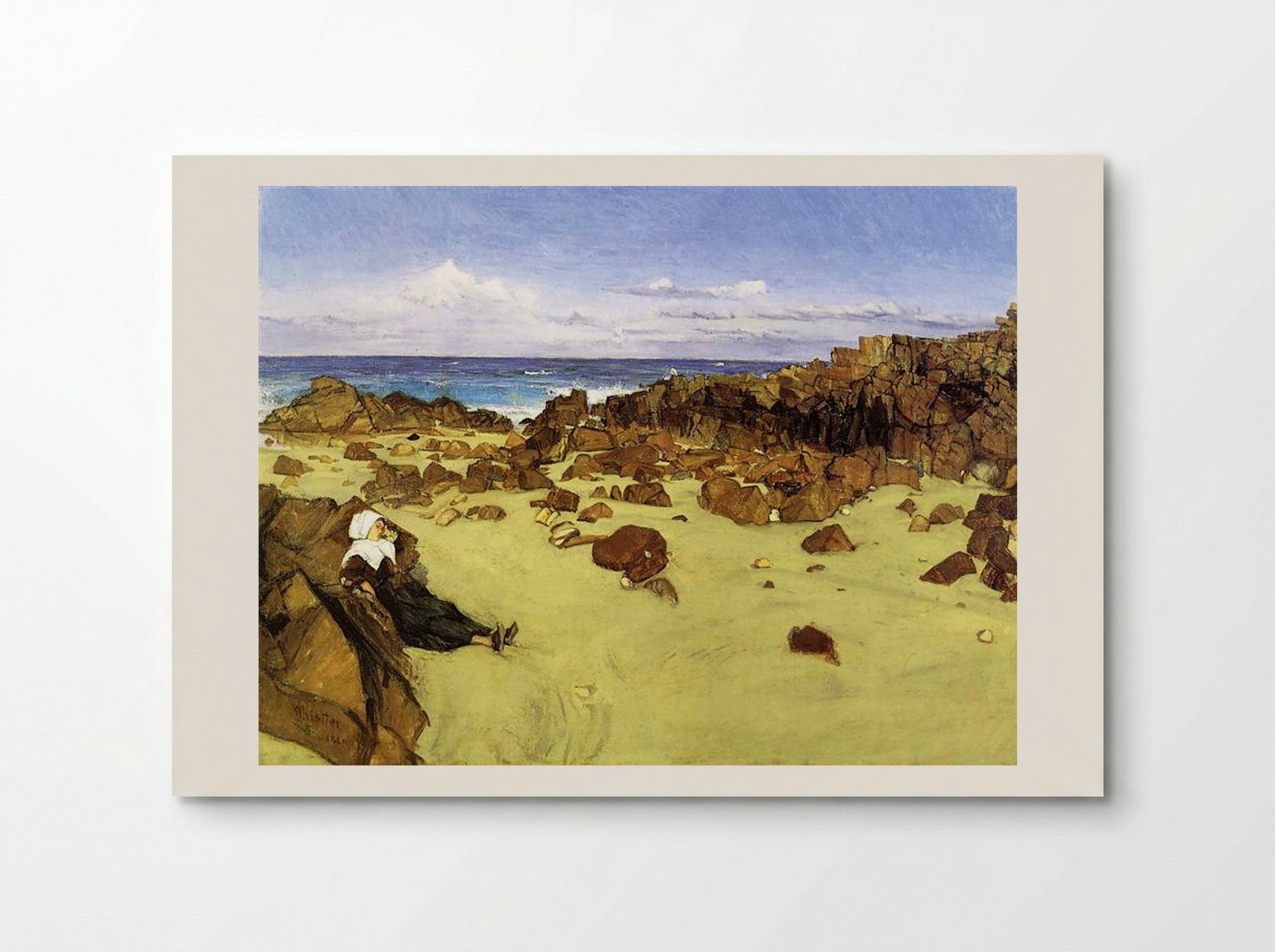 The Coast of Brittany (aka Alone with the Tide) - James McNeill Whistler - Poster