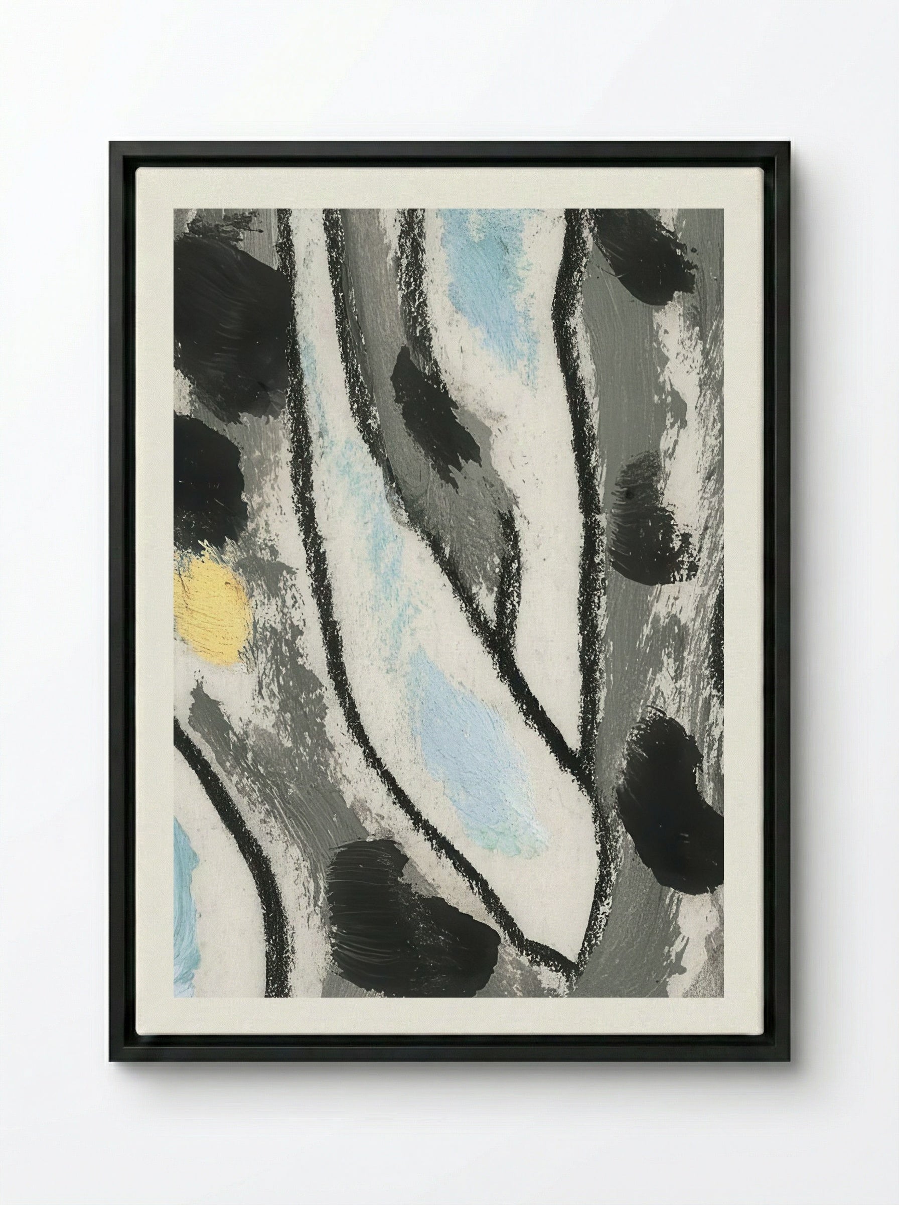 Sycamore - Arthur Dove - Framed Canvas Black