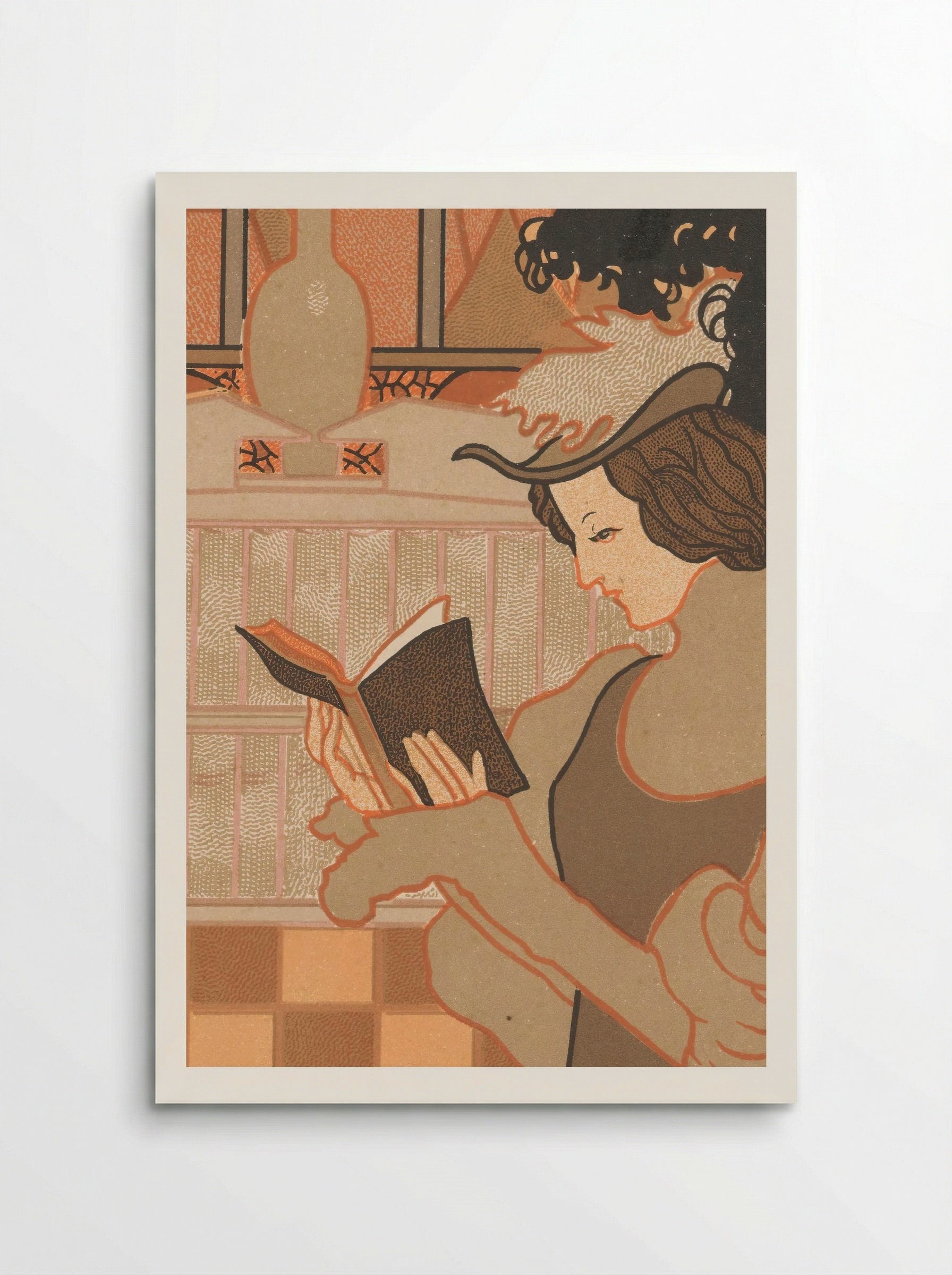 Nieuwjaarswens van Octave Uzanne voor het jaar 1897 - Georges de Feure - Poster