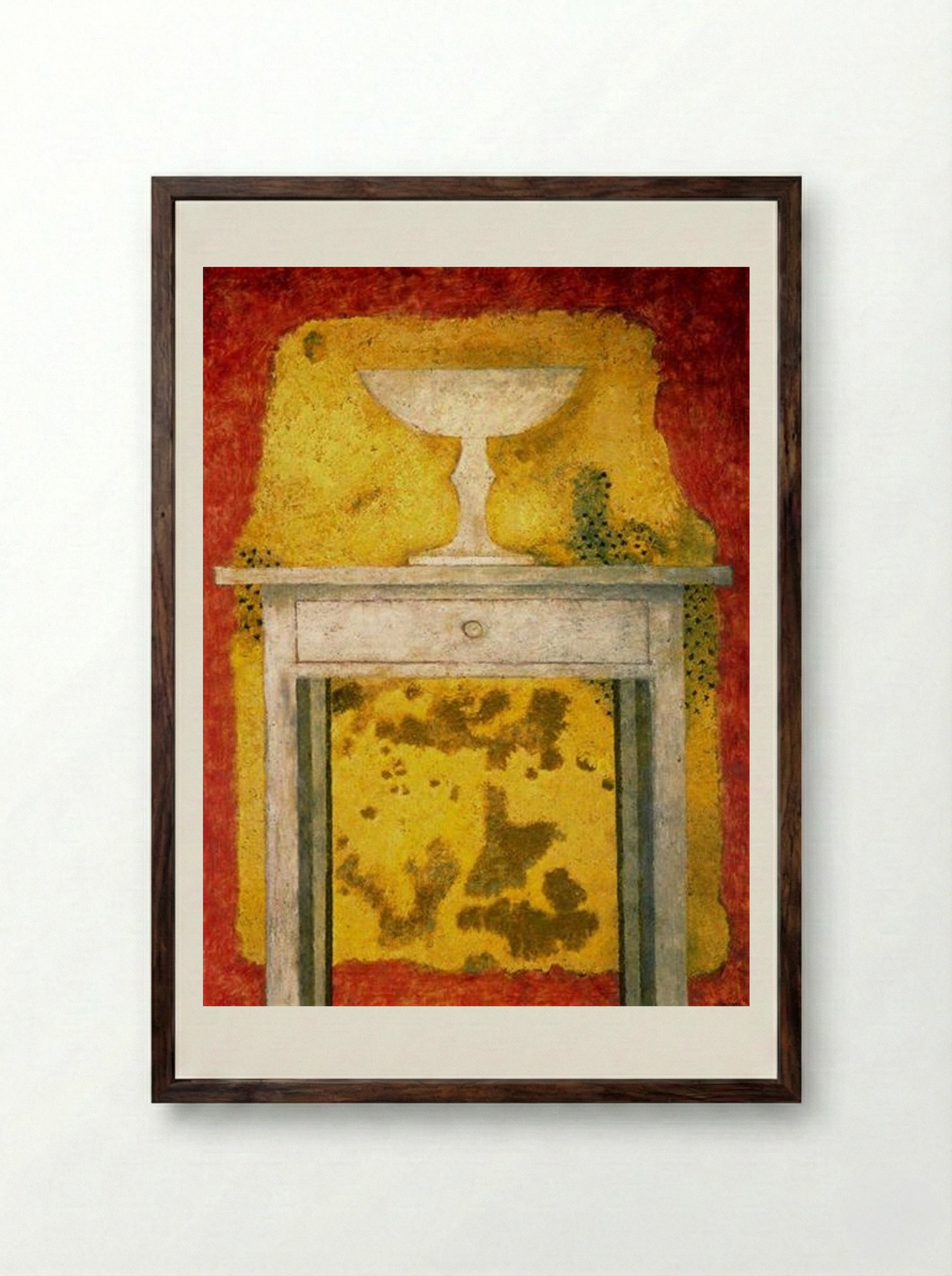 Frutero vacio - Rufino Tamayo - Framed Print Dark Wood