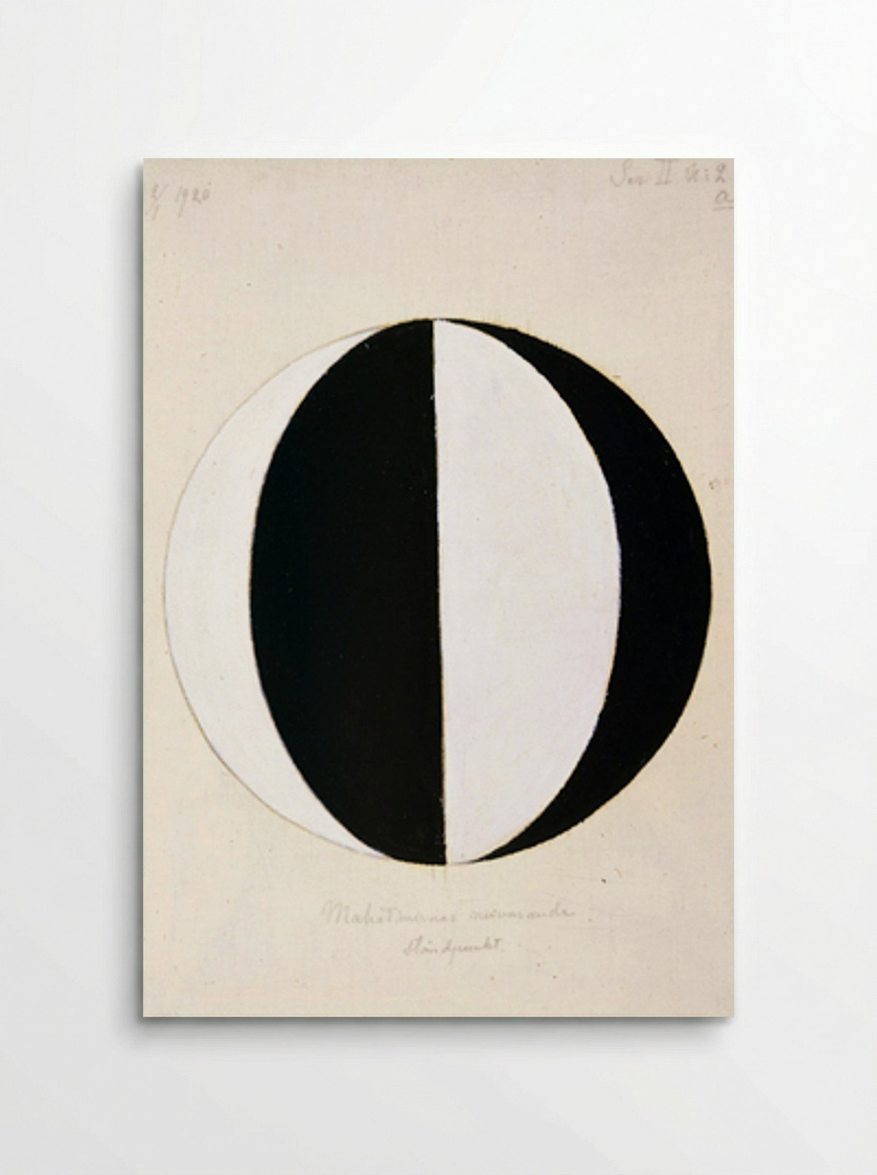 The Mahatmas Present Standing Point, Series II, No. 2a - Hilma af Klint - Poster