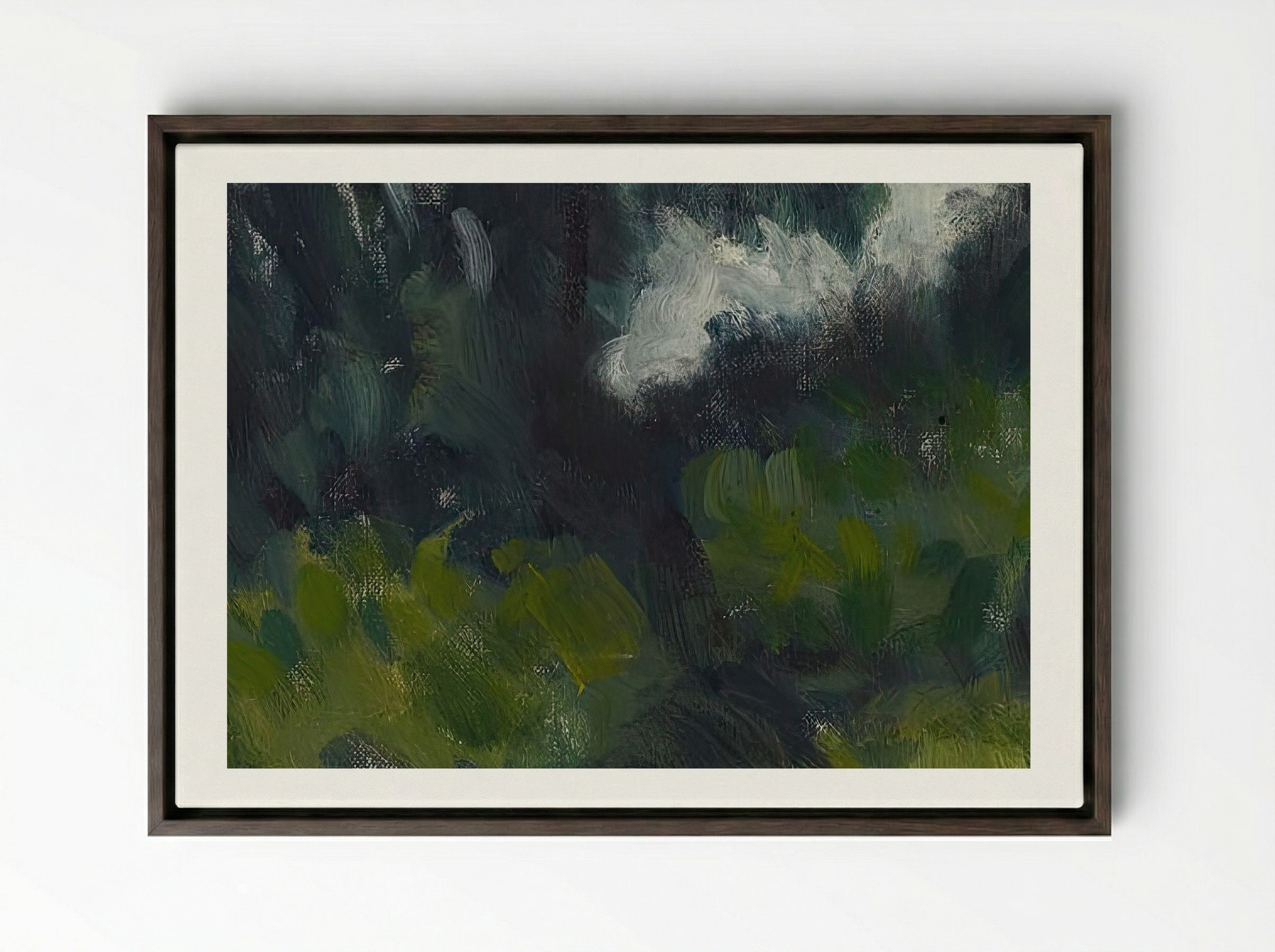 Lumpeita - Alfred William Finch - Framed Canvas Dark Wood