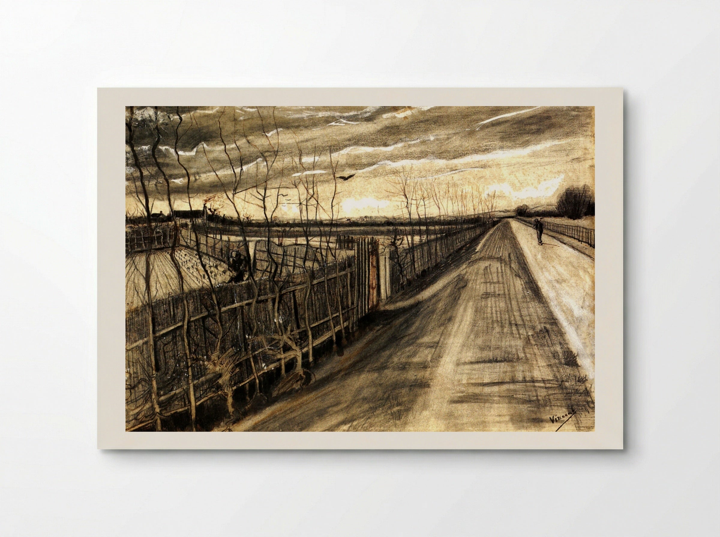 Country Road in Provence near Tarascon - Vincent van Gogh - Poster