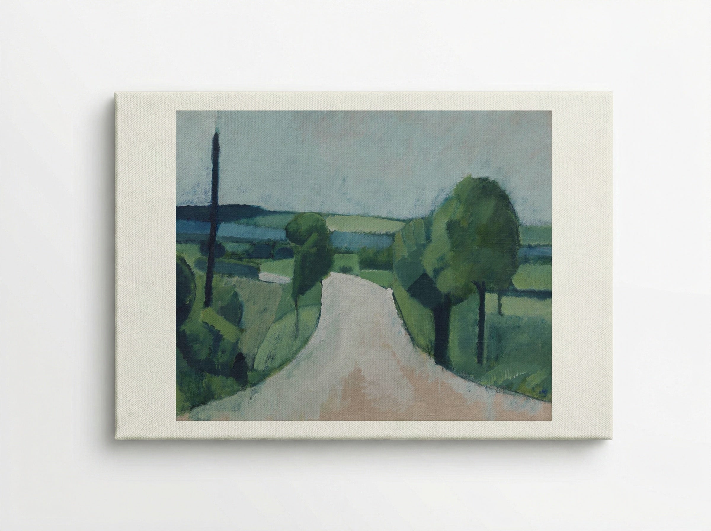 Road near Fåborg on Funen - Harald Giersing - Canvas