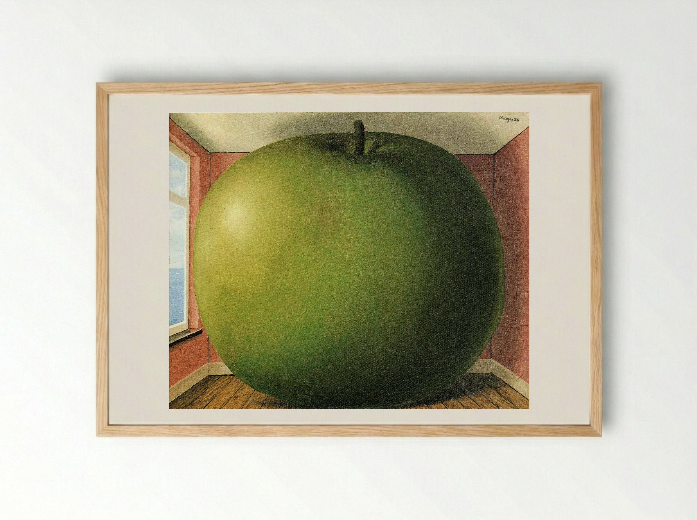 The Listening Room - René Magritte - Framed Print Wood