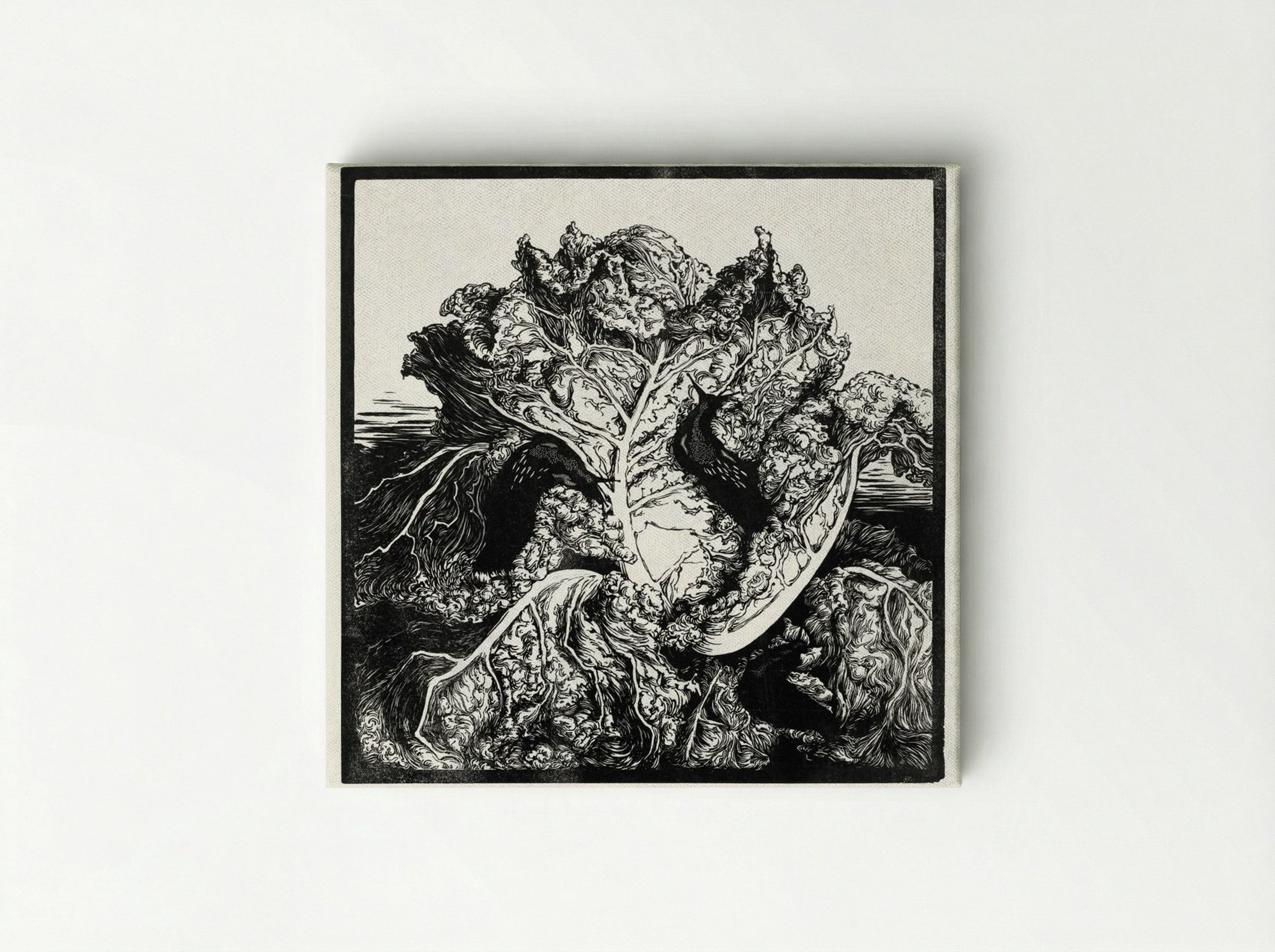 Three Slugs on a Cabbage - Julie de Graag - Canvas