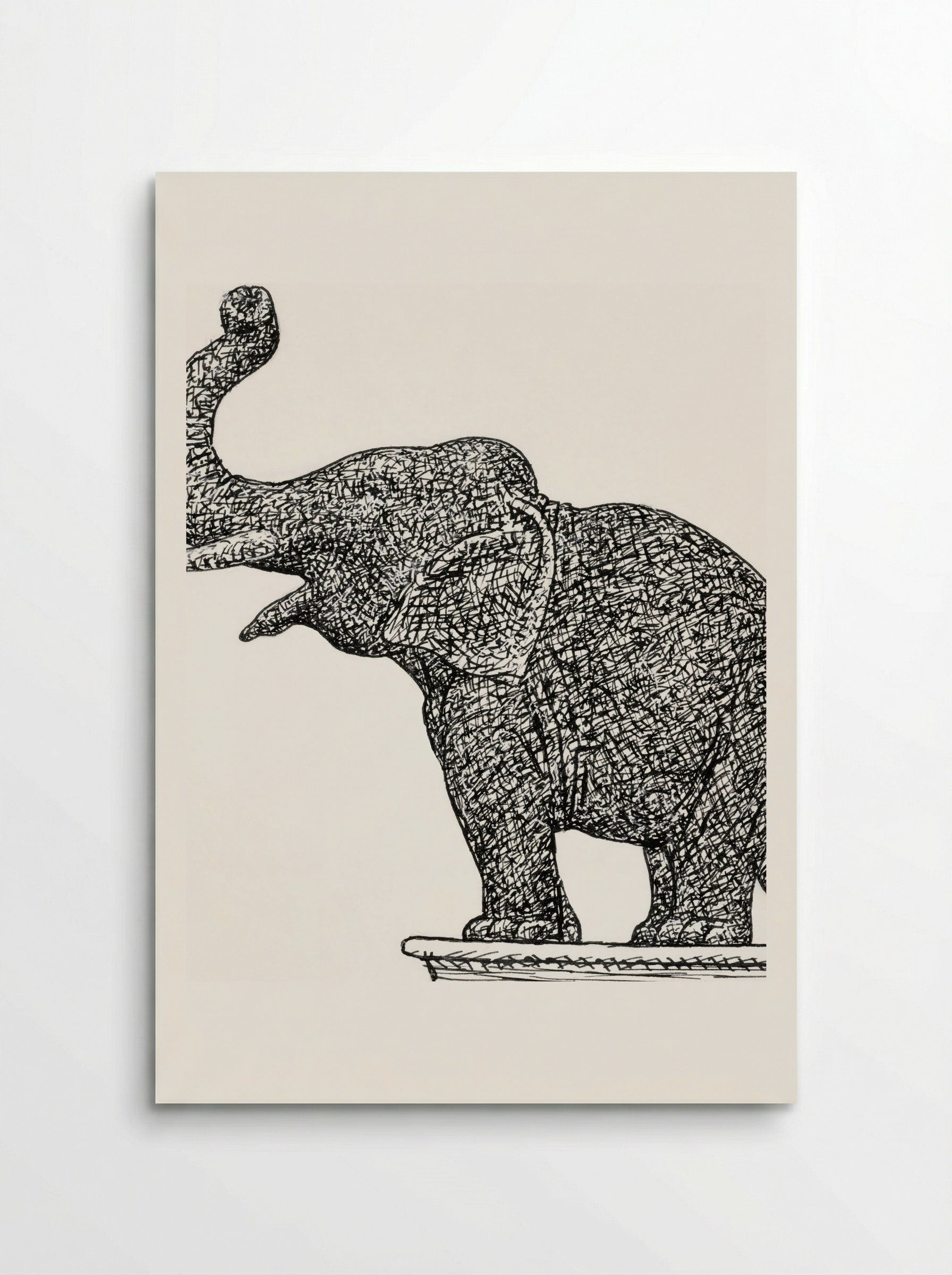 Elephant on a Book - Leo Gestel - Poster