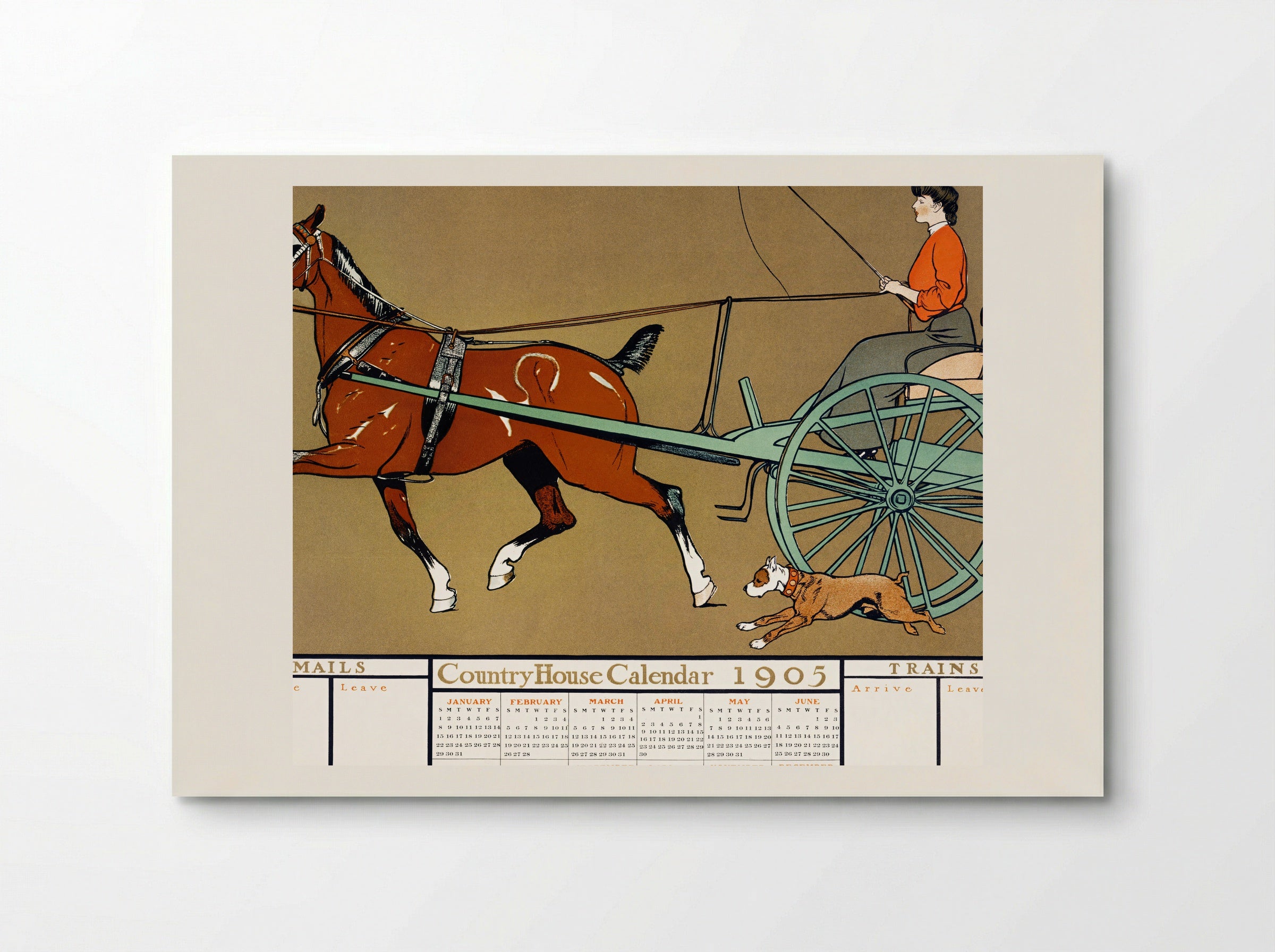 Country House Calendar 1905 - Edward Penfield - Poster
