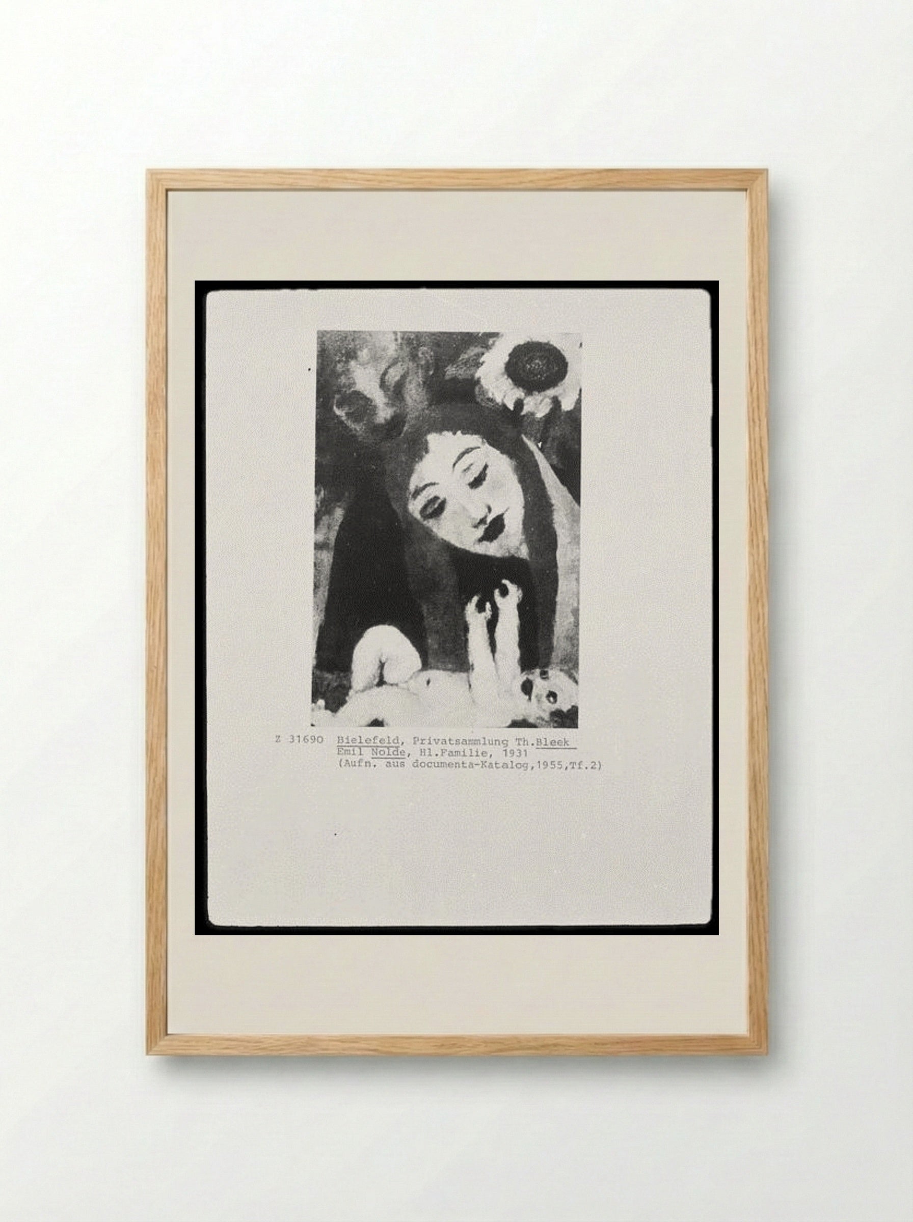 Holy Family - Emil Nolde - Framed Print Wood