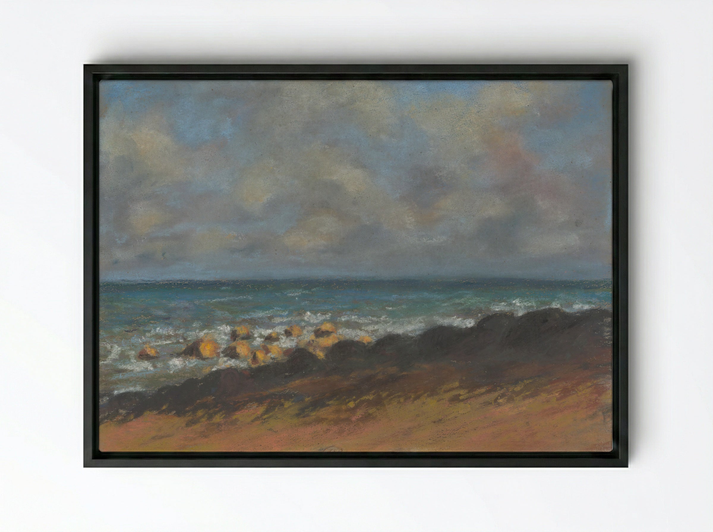 Baltic Region - Zolo Palugyay - Framed Canvas Black
