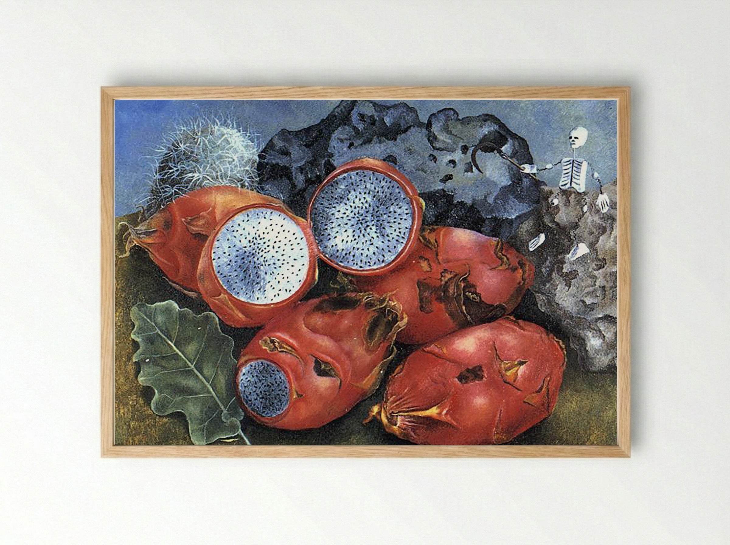 Pitahayas - Frida Kahlo - Framed Print Wood