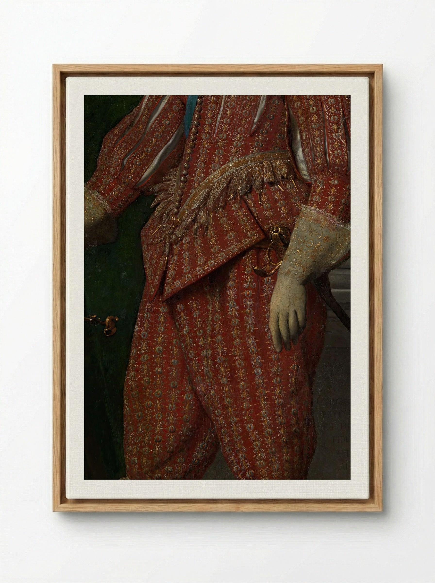 Charles I, King of England - Daniel Mijtens - Framed Canvas Wood