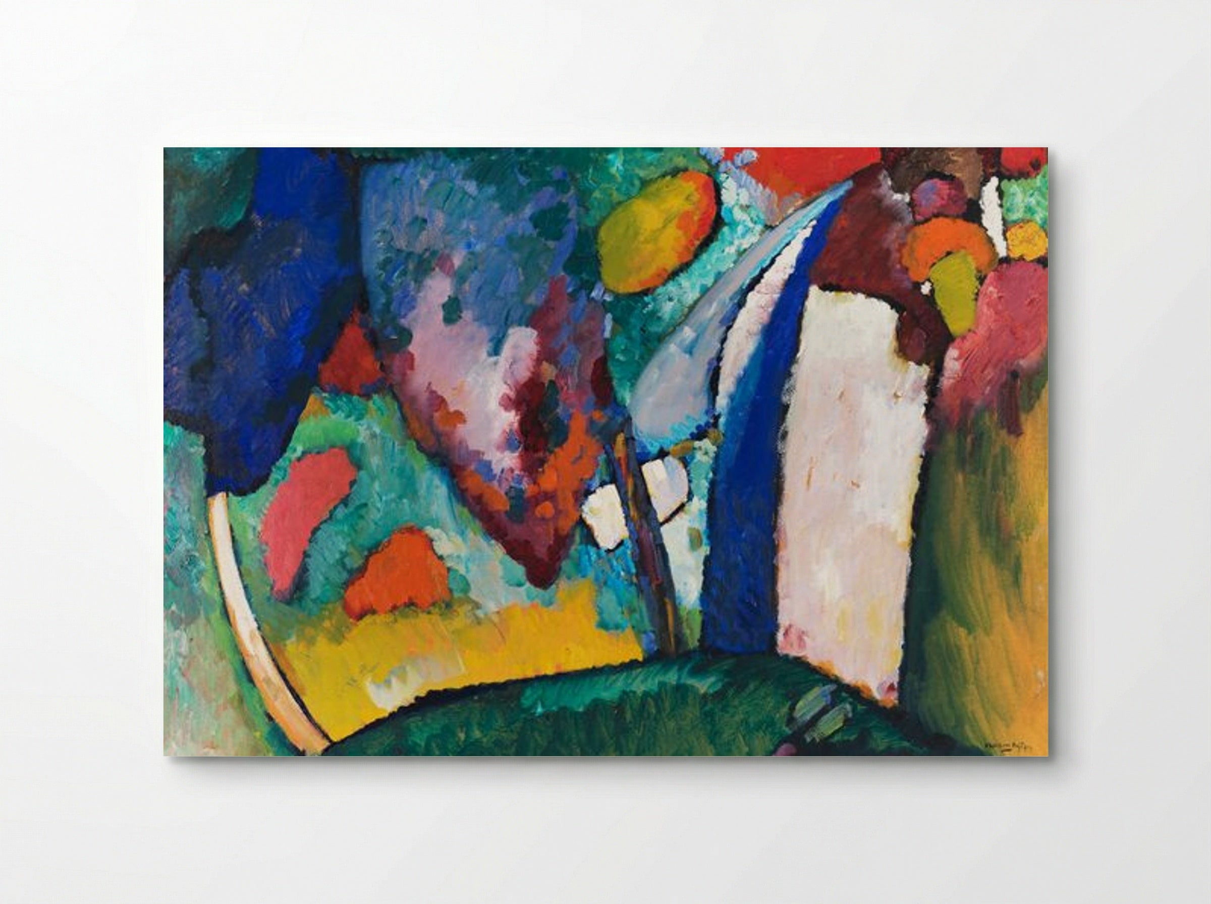 The Waterfall - Wassily Kandinsky - Poster