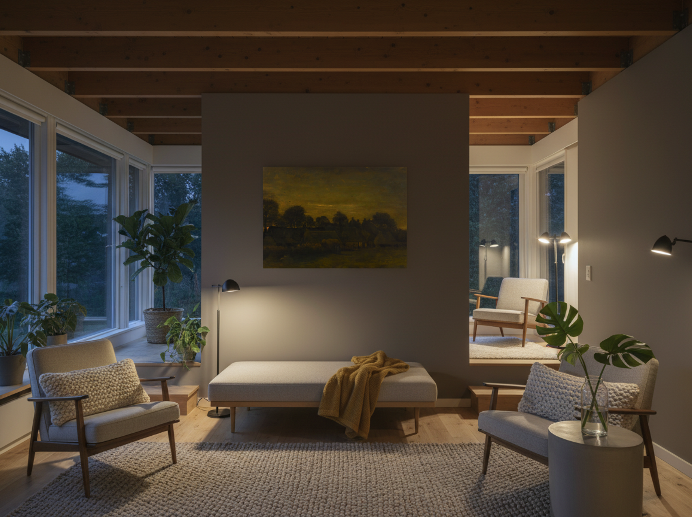 Boerendorp in de avond - Vincent van Gogh - Lifestyle