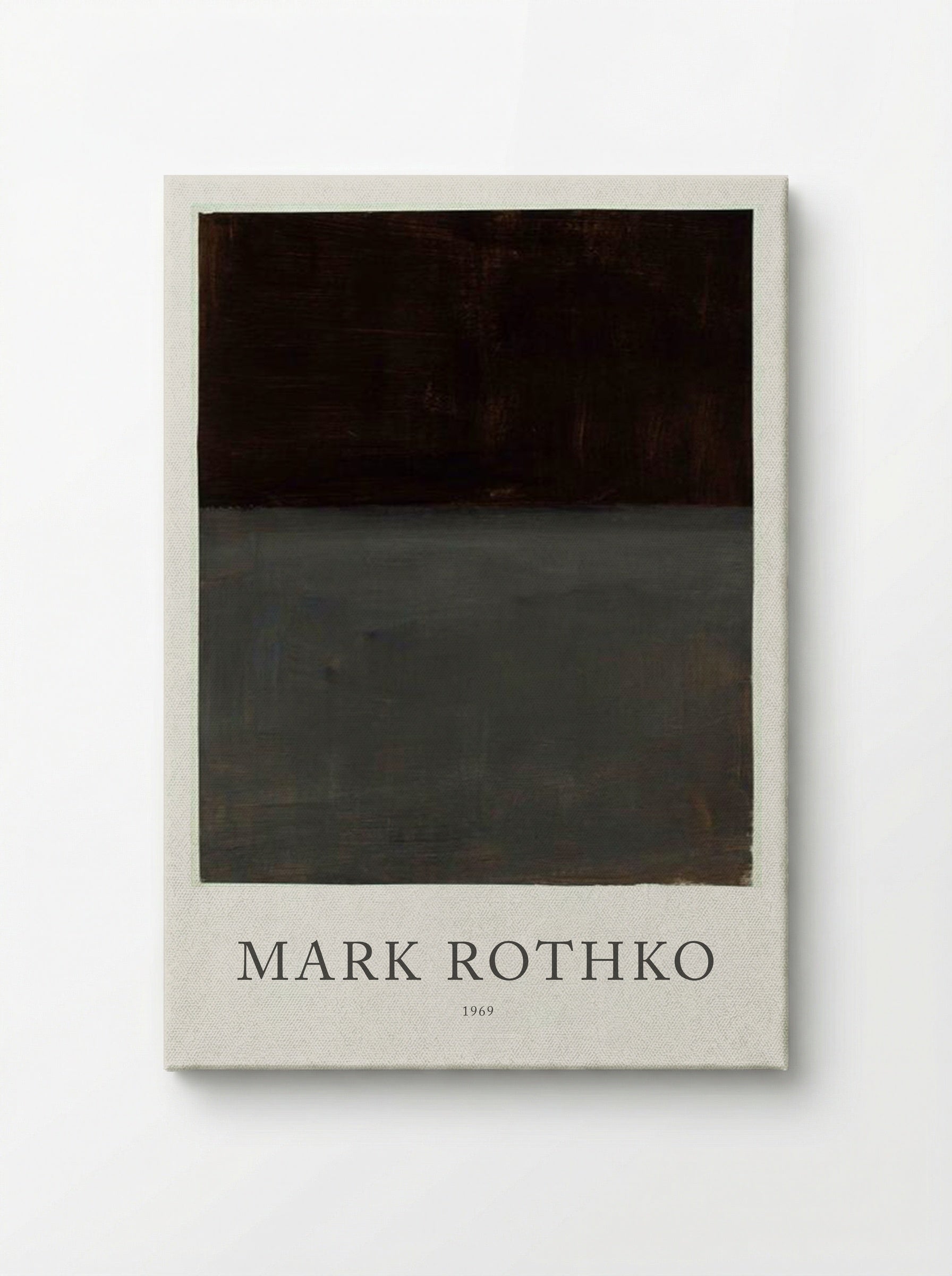 Untitled (Brown and Grey) - Mark Rothko - Canvas