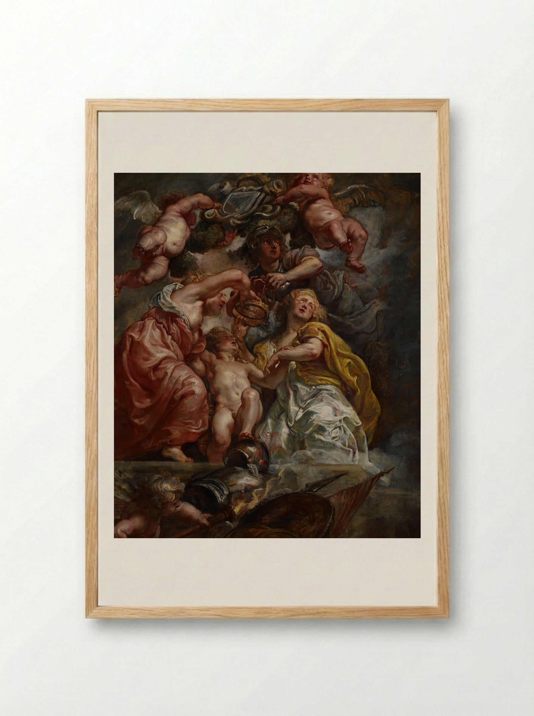 Charles I, King of England - Peter Paul Rubens - Framed Print Wood