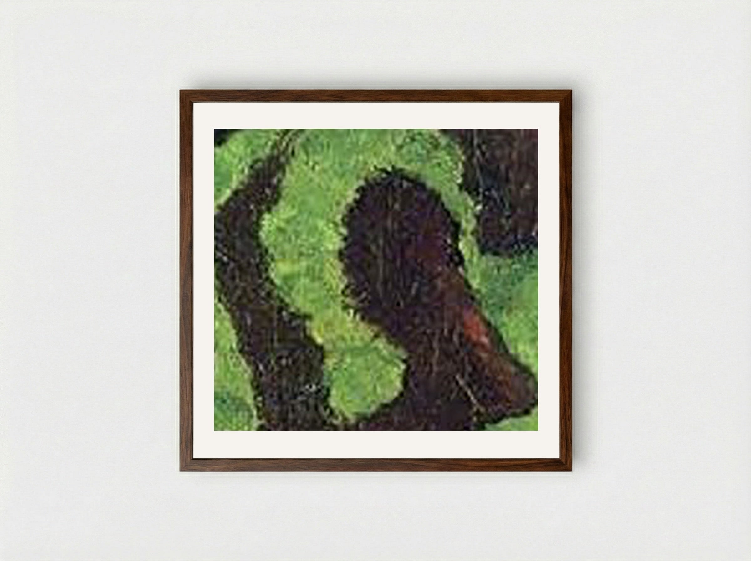 Two Poodles - Pierre Bonnard - Framed Print Dark Wood