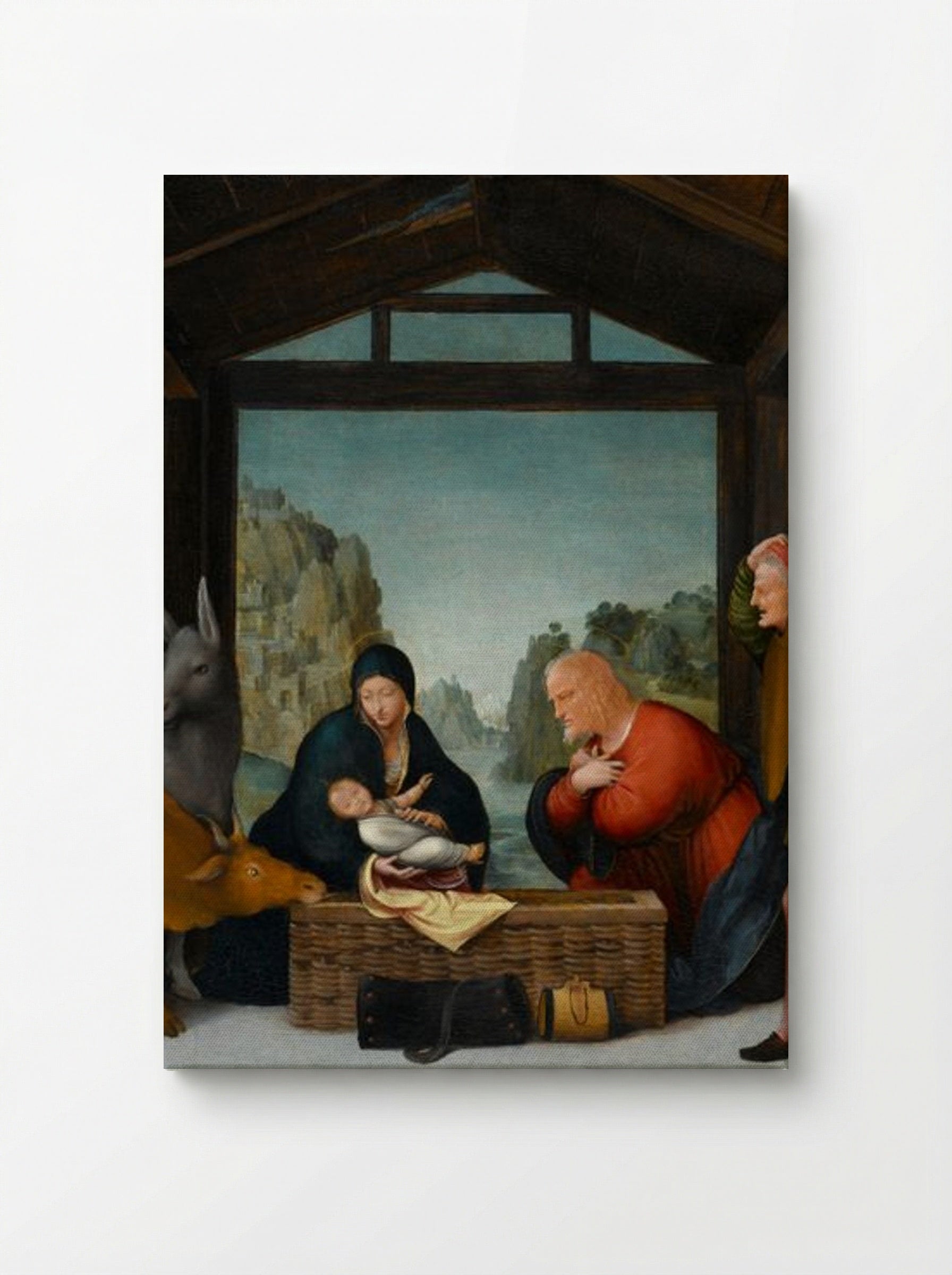 The Adoration of the Shepherds - Andrea Mantegna - Canvas