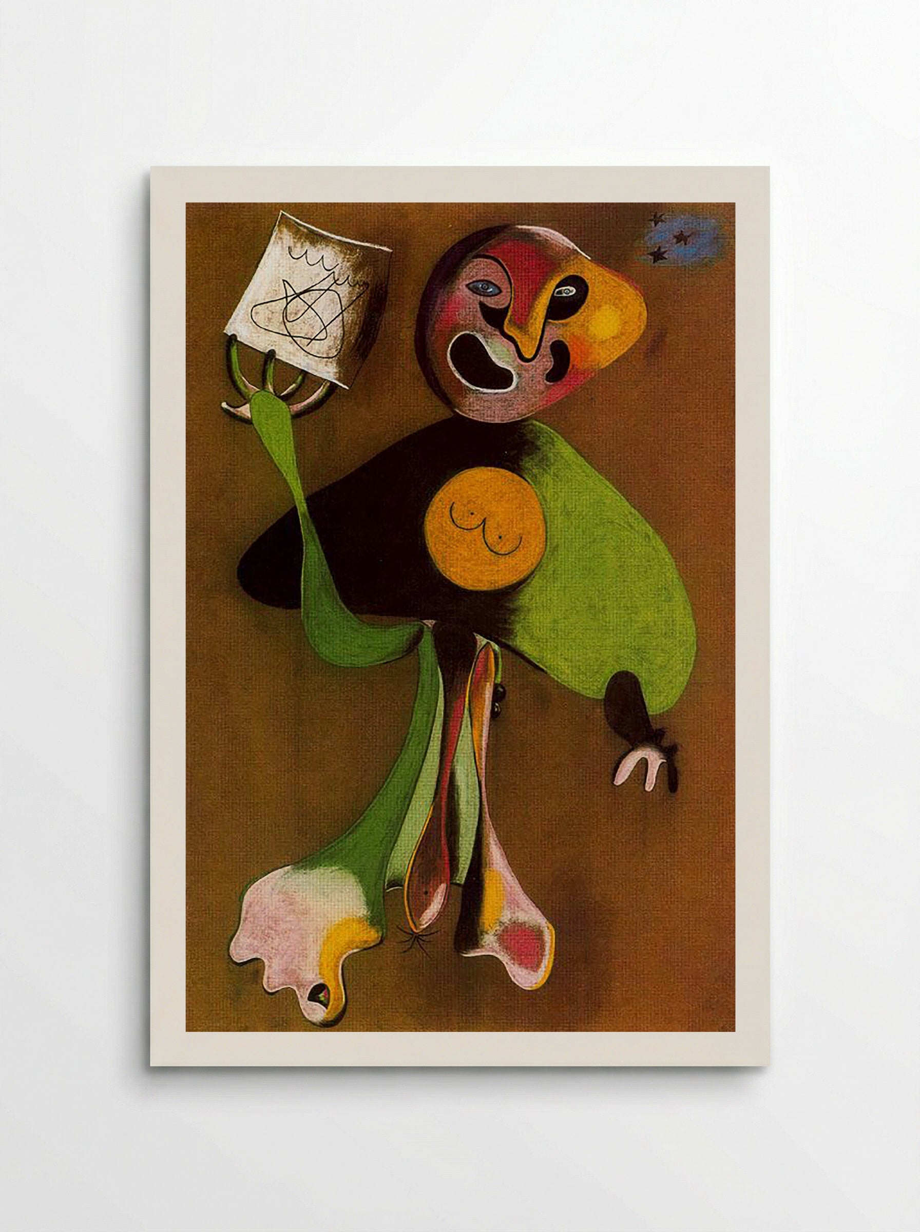 Woman (Opera Singer) - Joan Miró - Poster