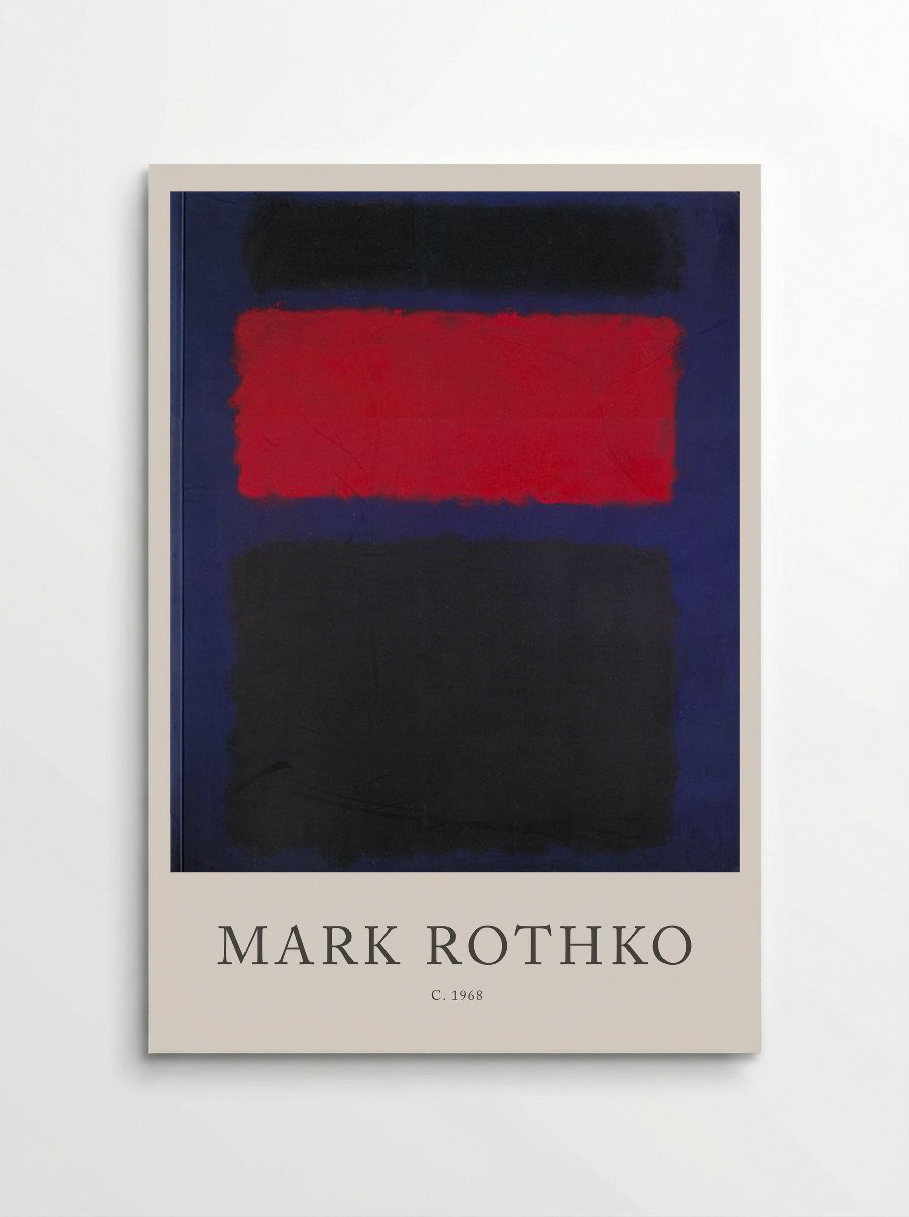 Untitled (Black, Red, and Blue) - Mark Rothko - Poster