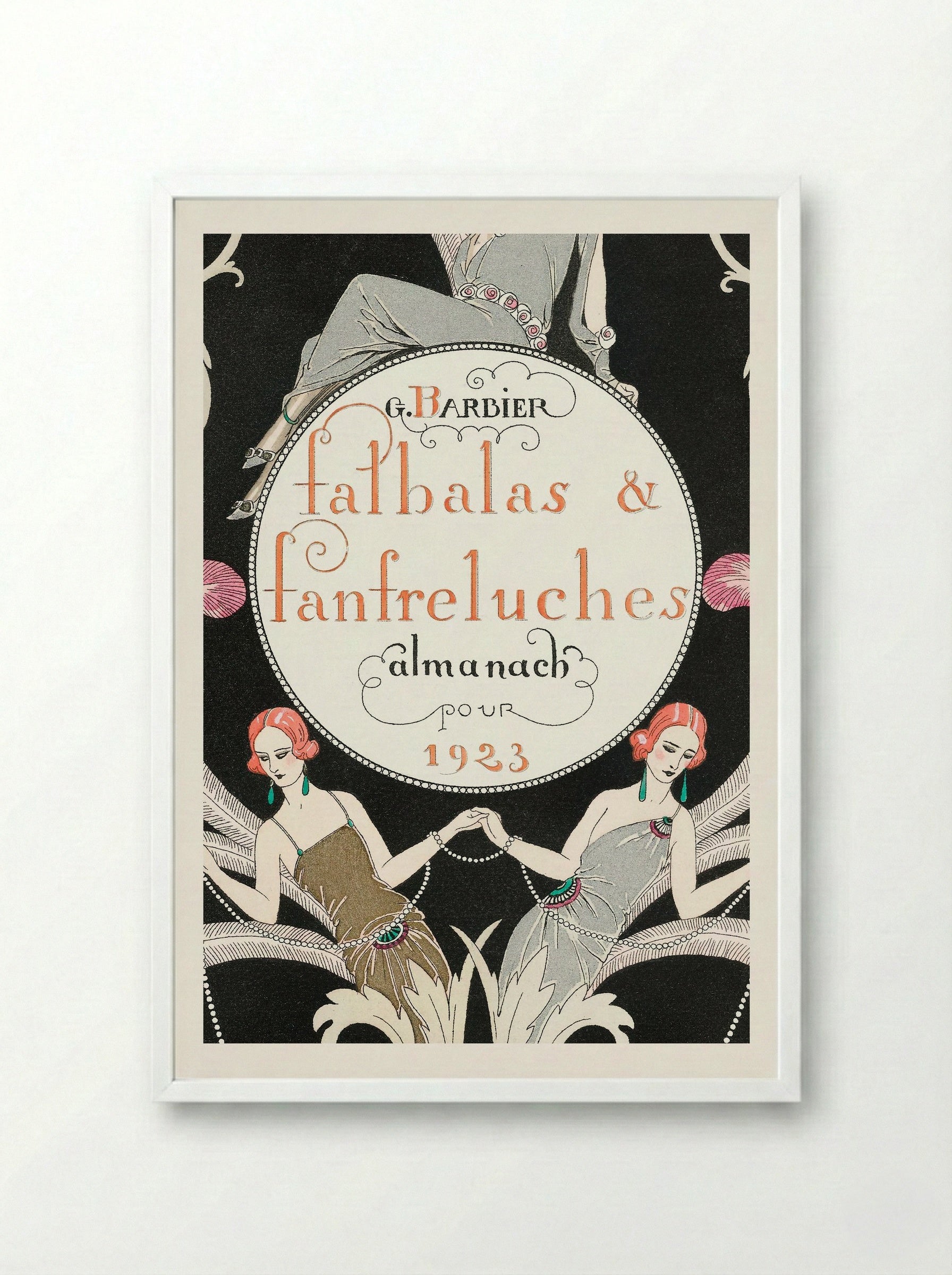 Falbalas et Fanfreluches - George Barbier - Framed Print White