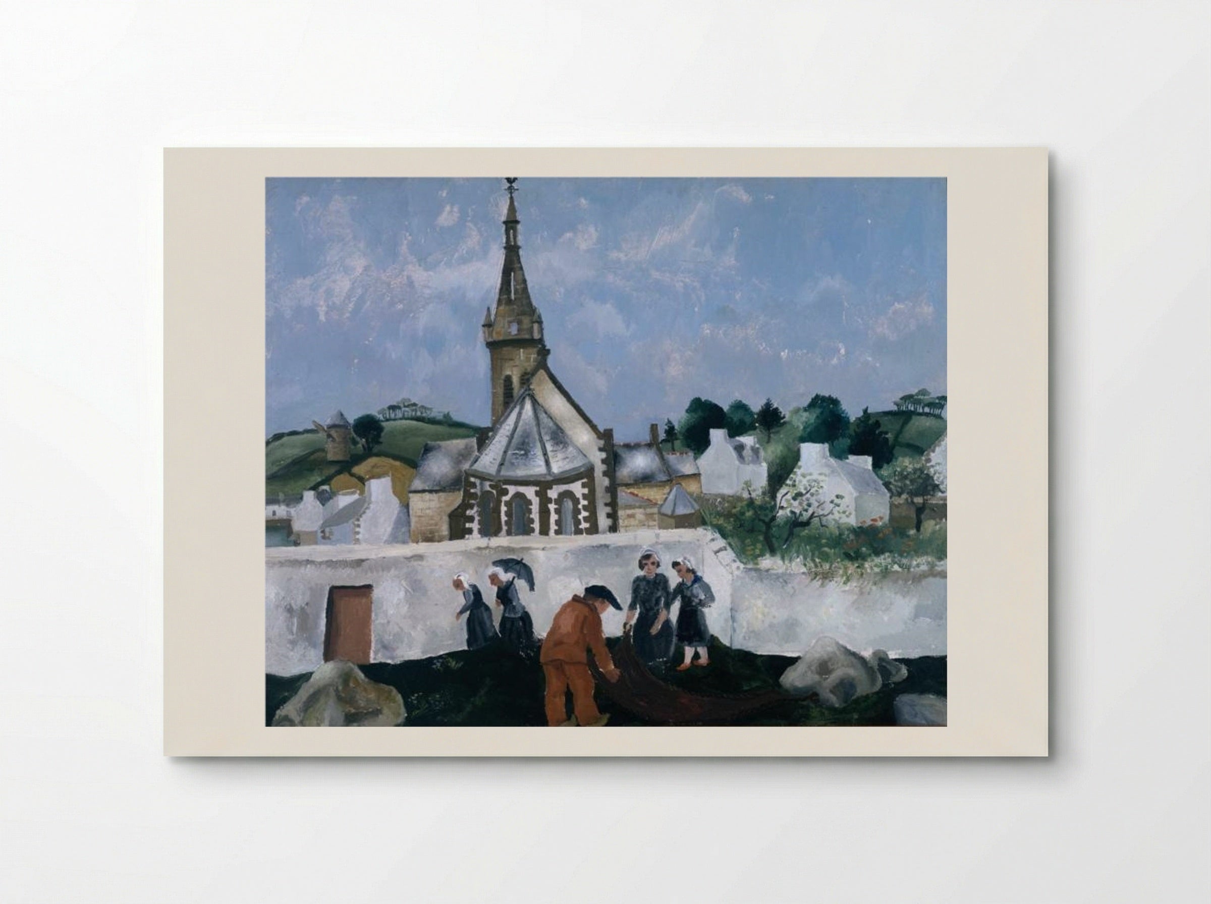 Church at Tréboul - Christopher Wood - Poster