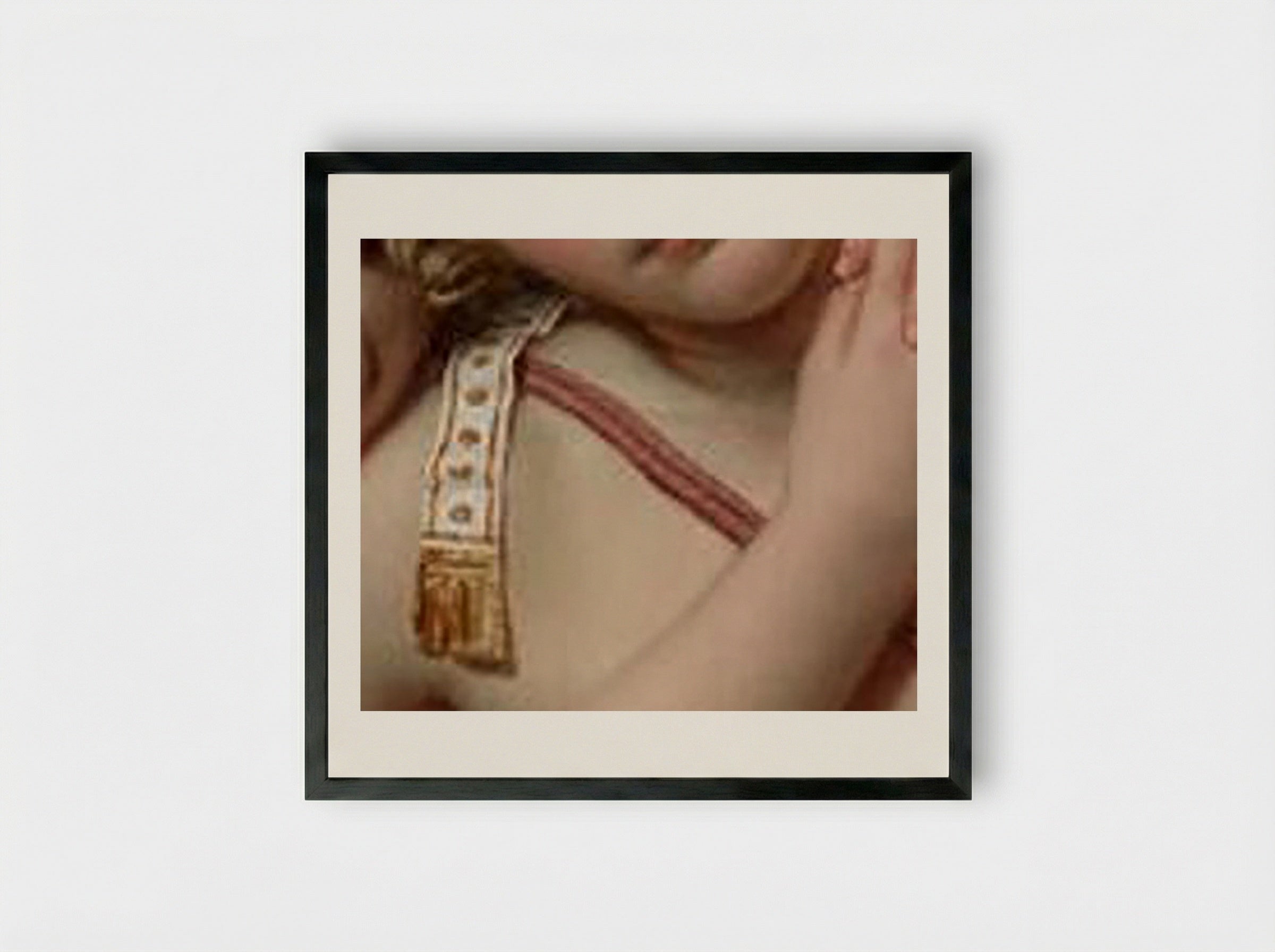 The Farewell of Telemachus and Eucharis - Jacques-Louis David - Framed Print Black
