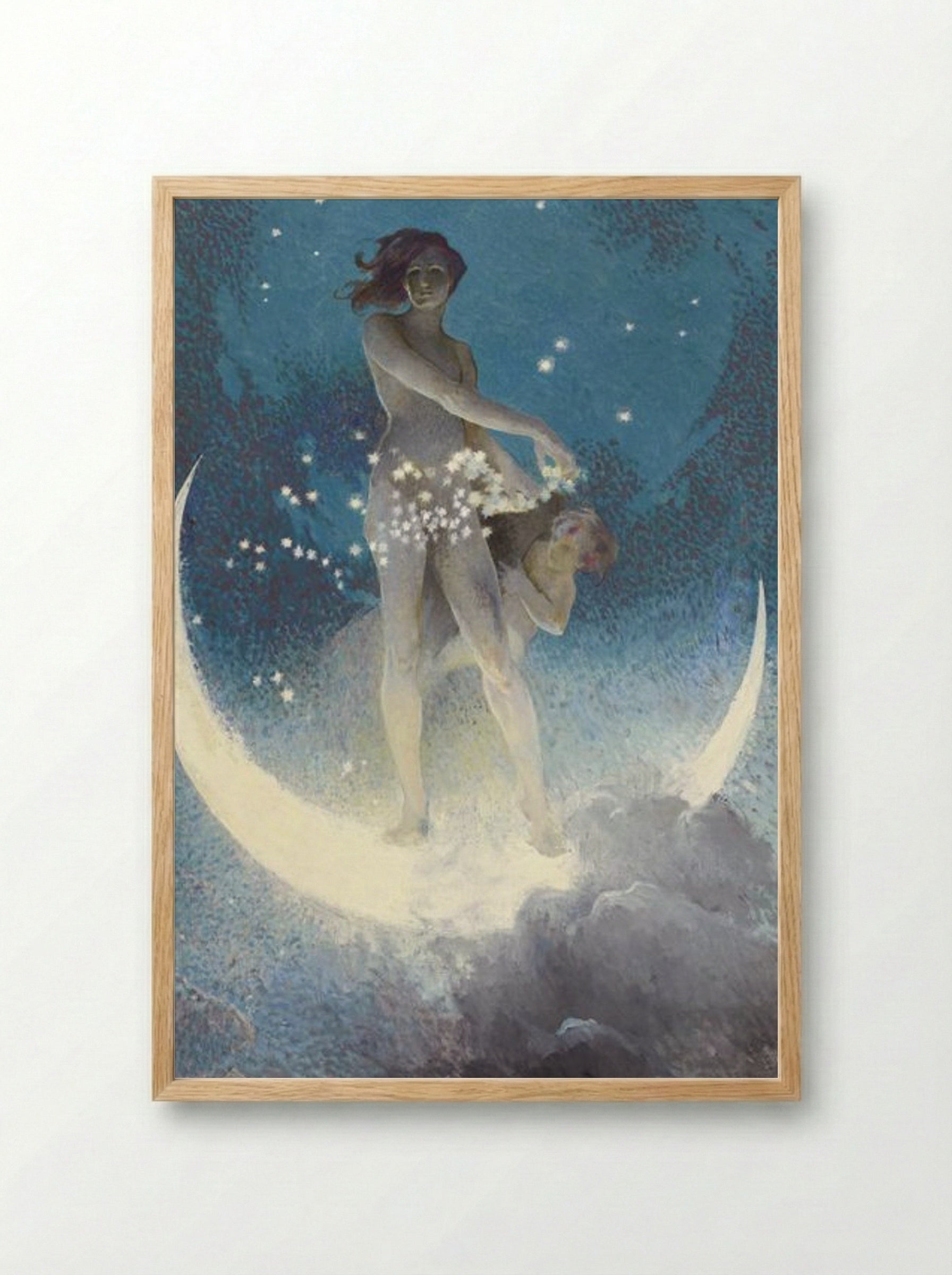 Spring Scattering Stars - Edwin Howland Blashfield - Framed Print Wood