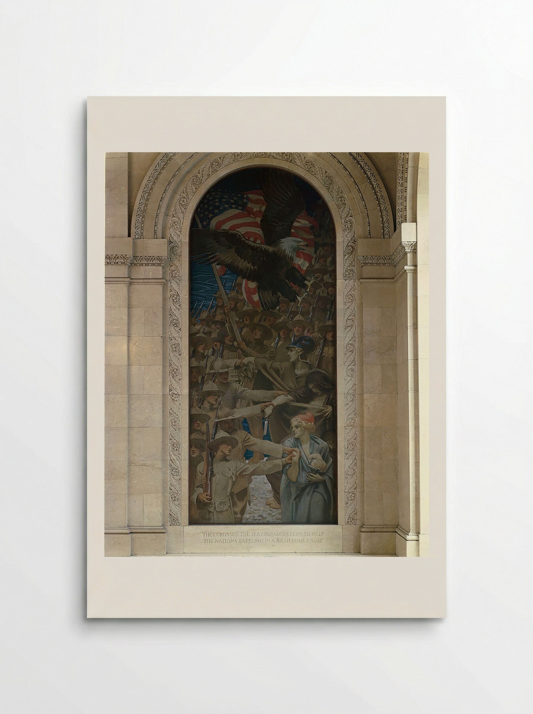 Entering the War - John Singer Sargent - Poster