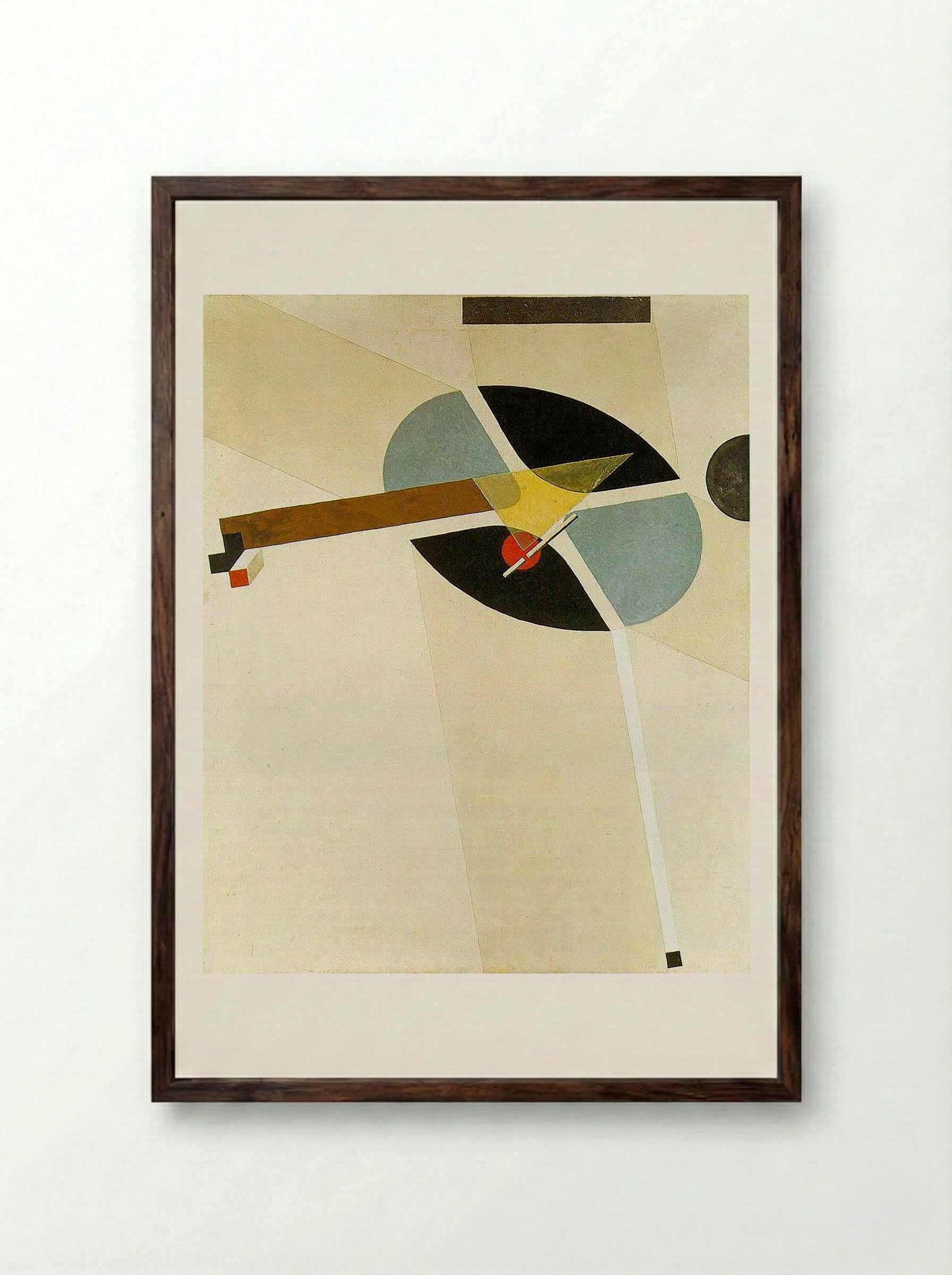 Proun G7 - El Lissitzky - Framed Print Dark Wood
